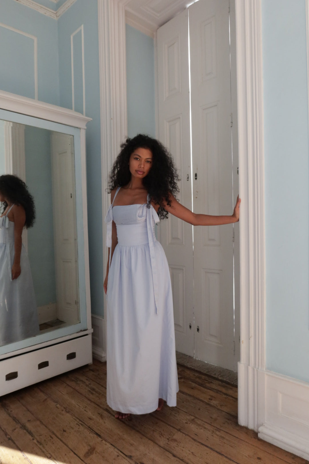 Elsa Maxi Dress Baby Blue