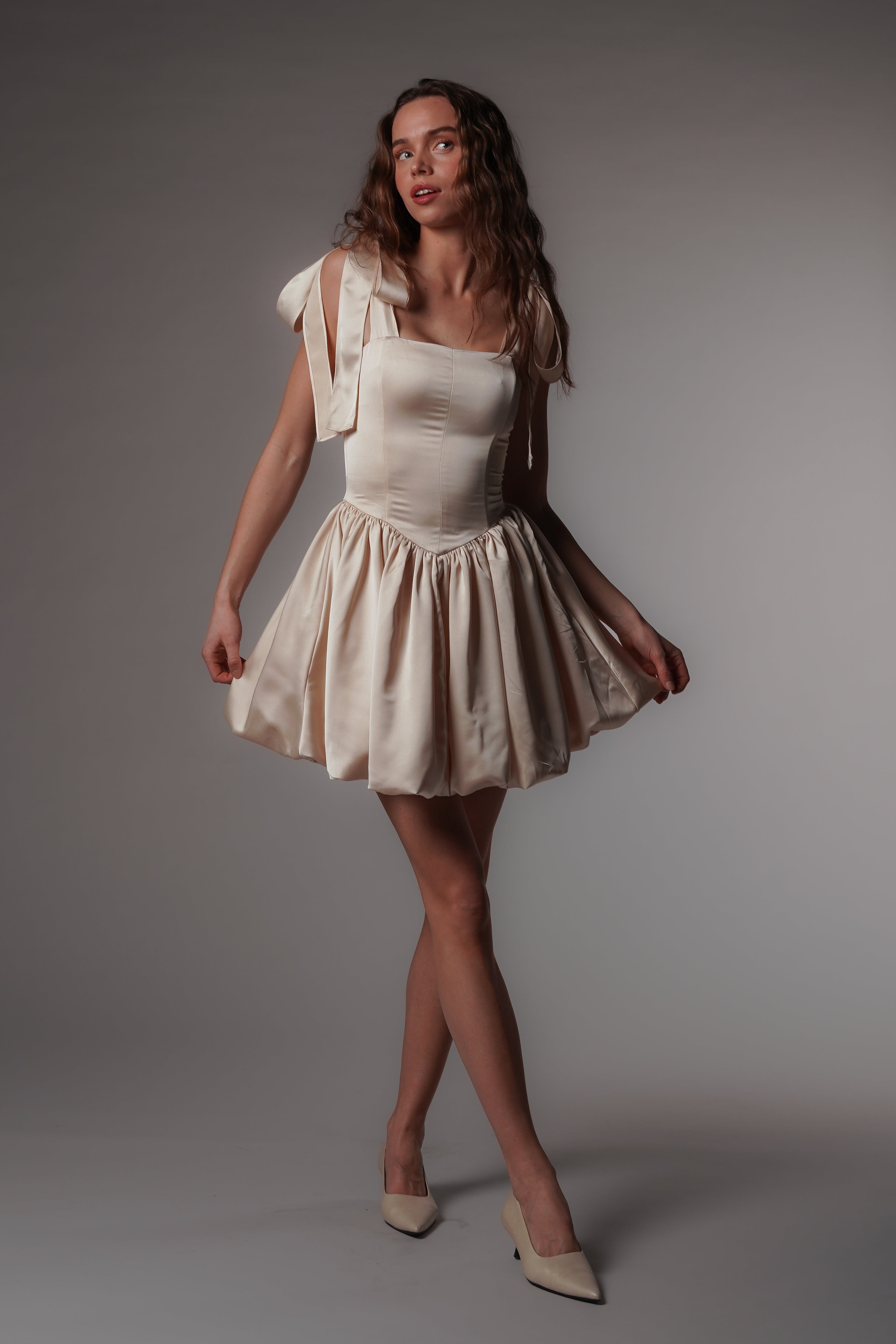 Mia mini dress ivory