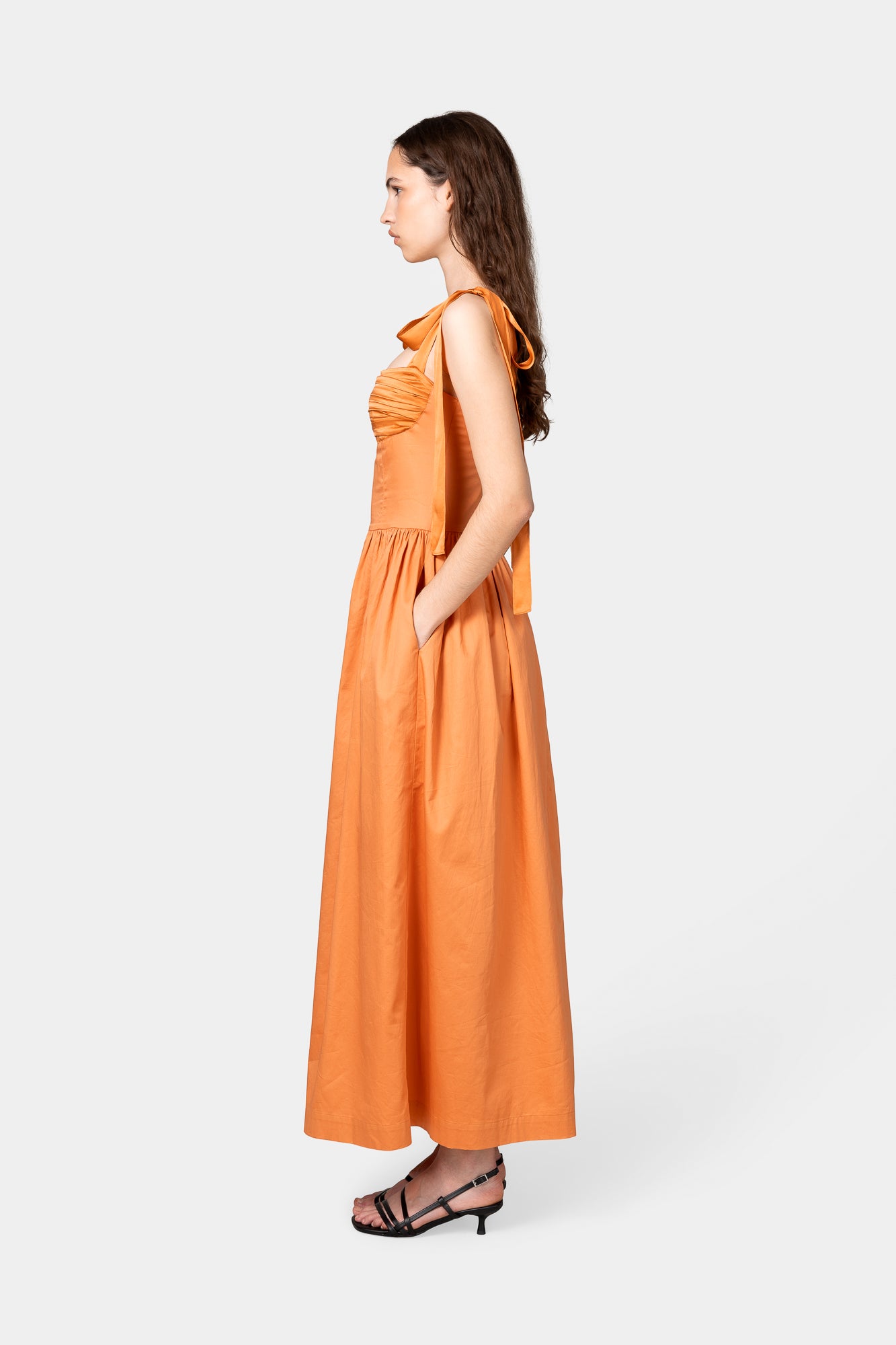Elsa Maxi Dress Burnt Orange