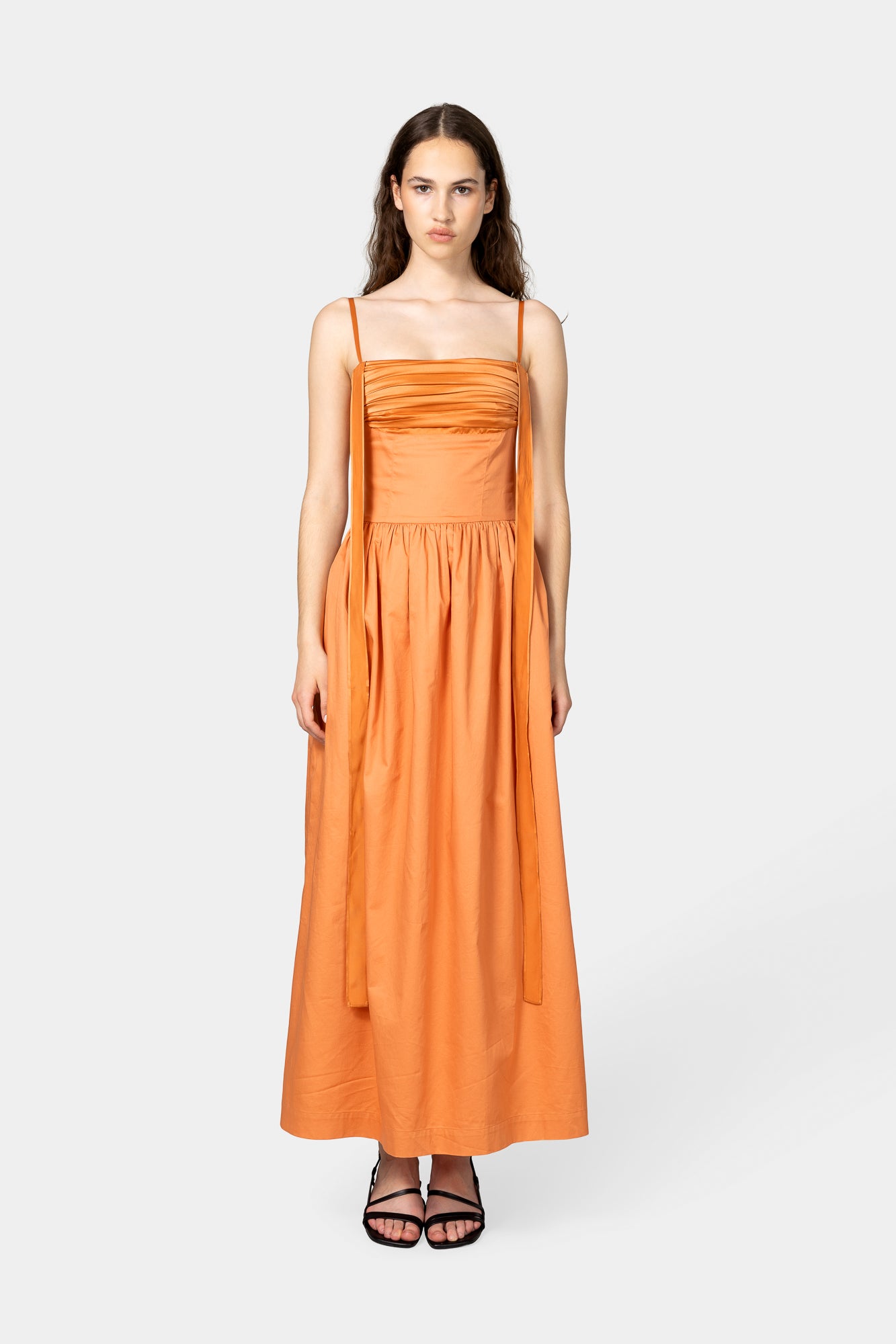 Elsa Maxi Dress Burnt Orange