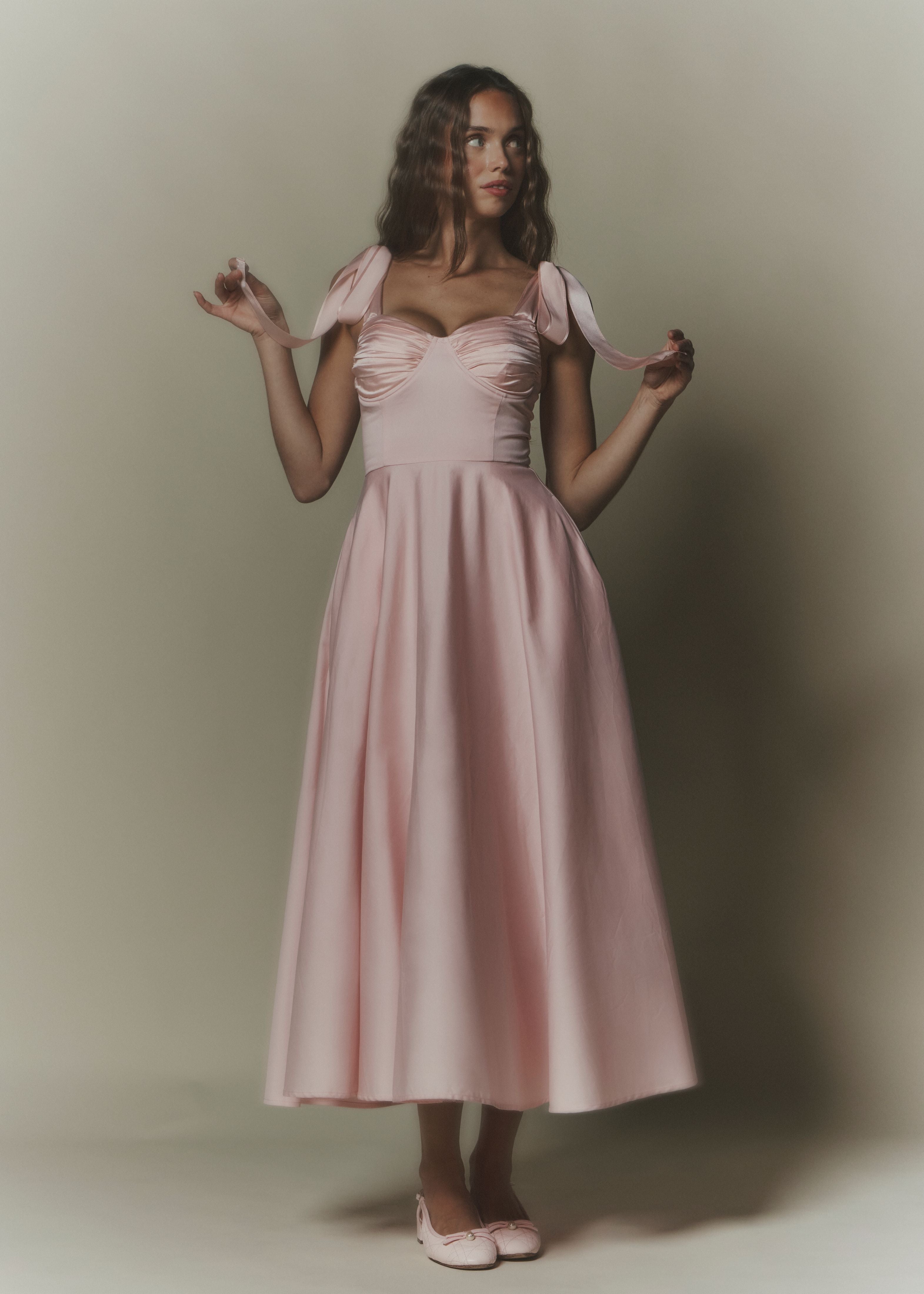 Ebba Midi Dress Pink