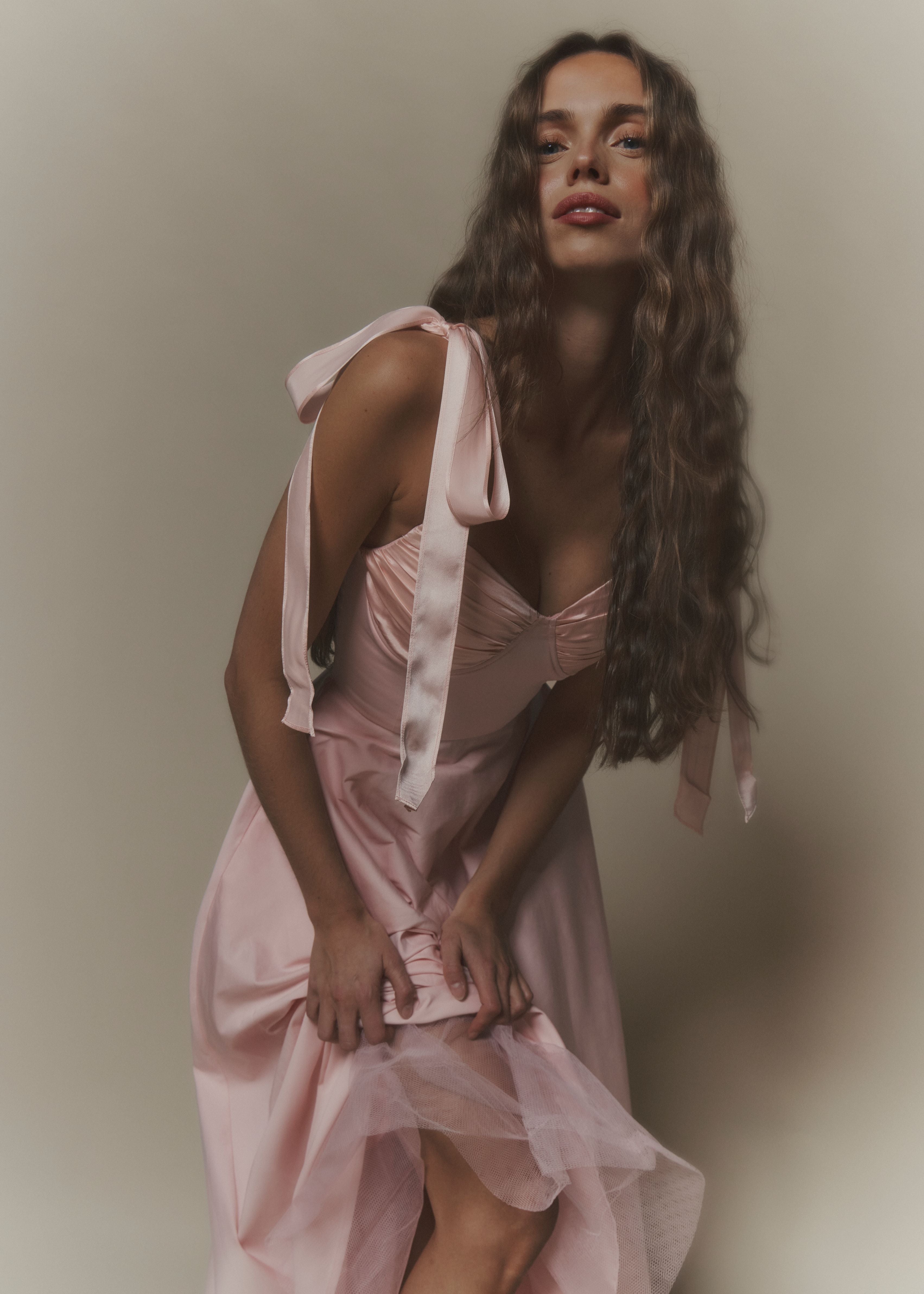 Ebba Midi Dress Pink