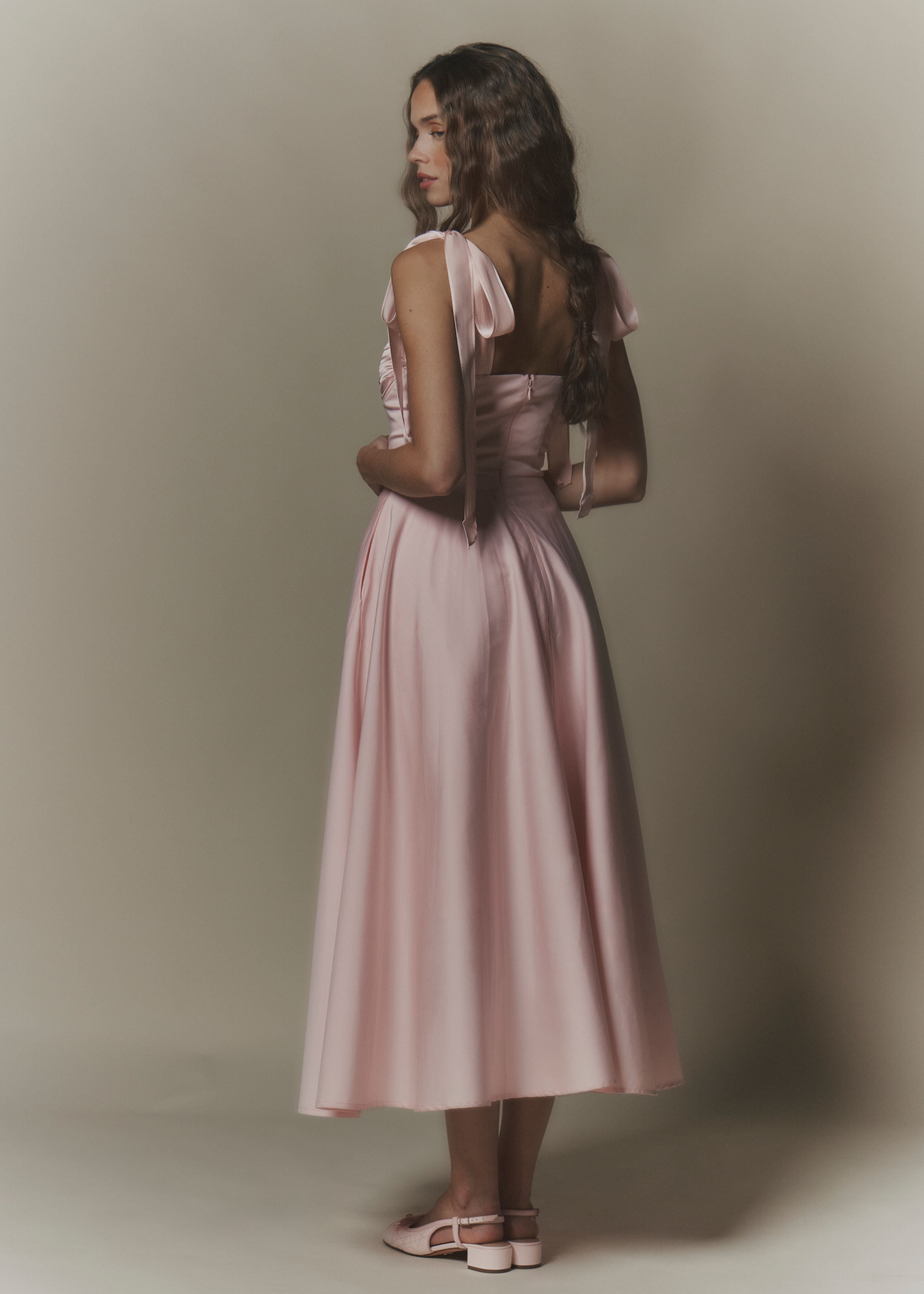 Ebba Midi Dress Pink