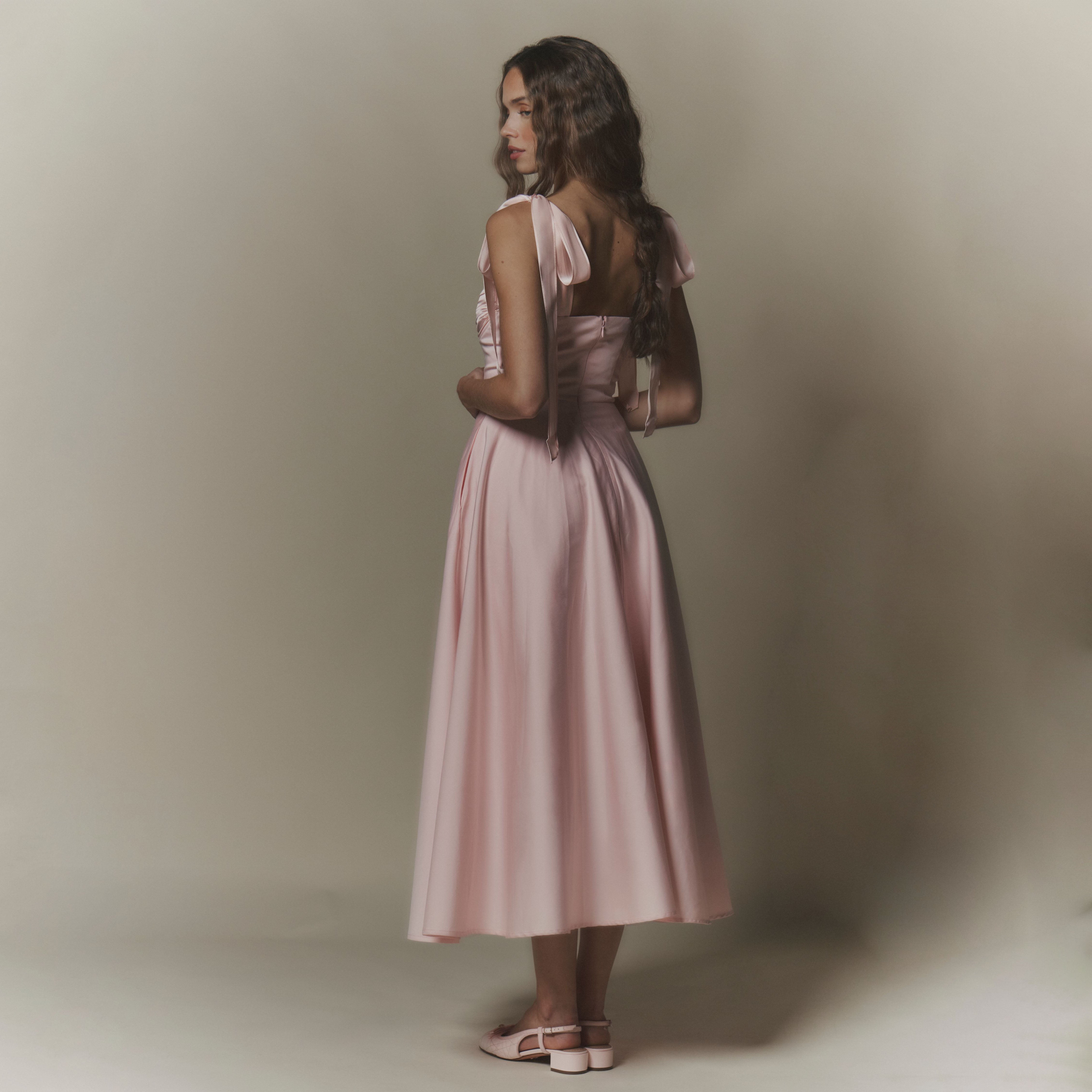 Ebba Midi Dress Pink