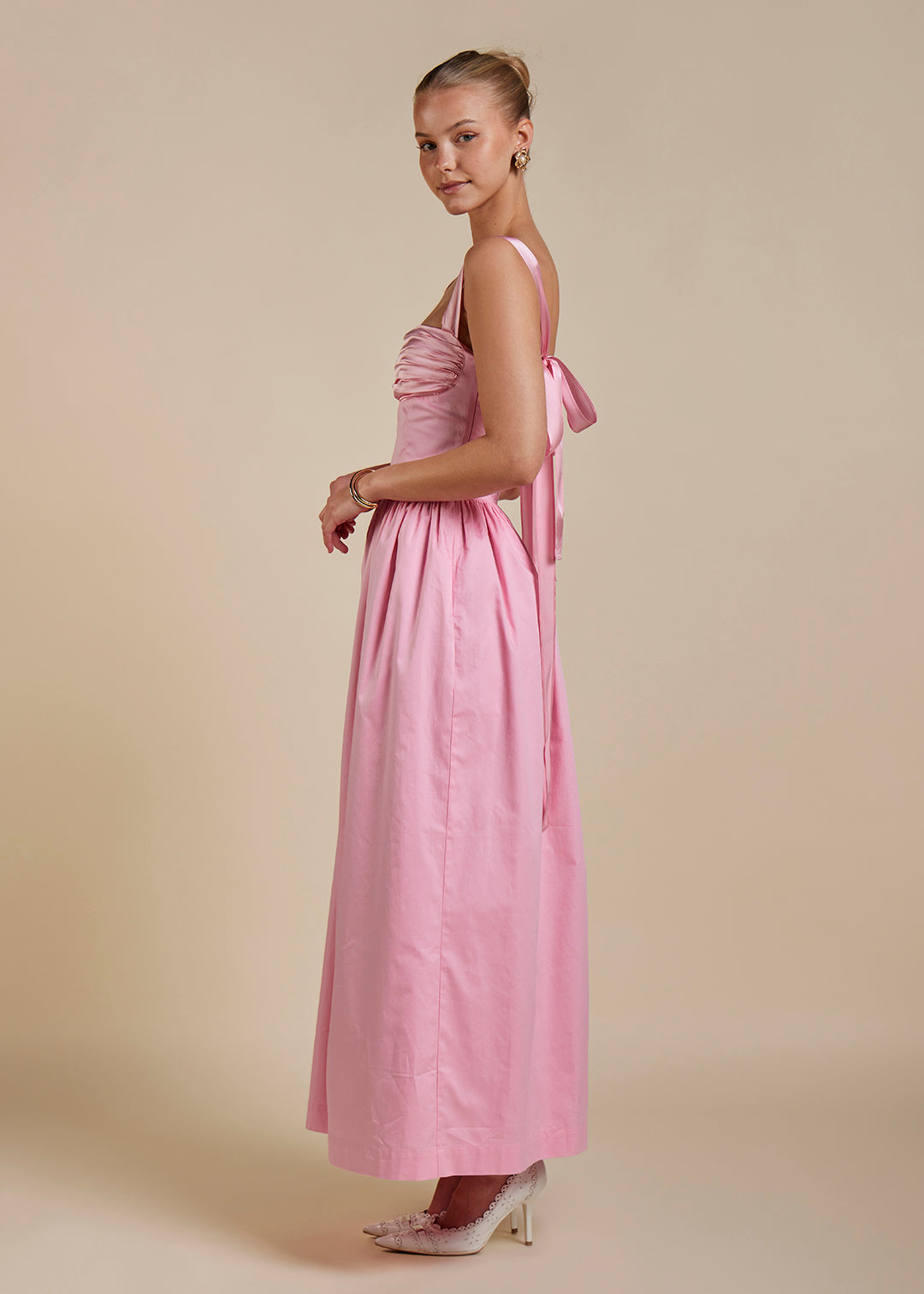 Elin Maxi Dress Pink