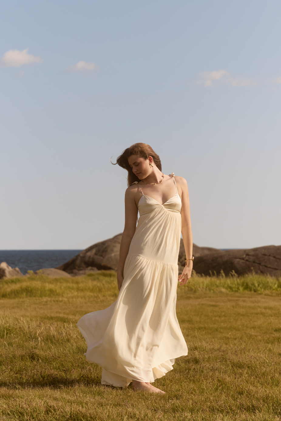 Tonje Maxi Dress Ivory