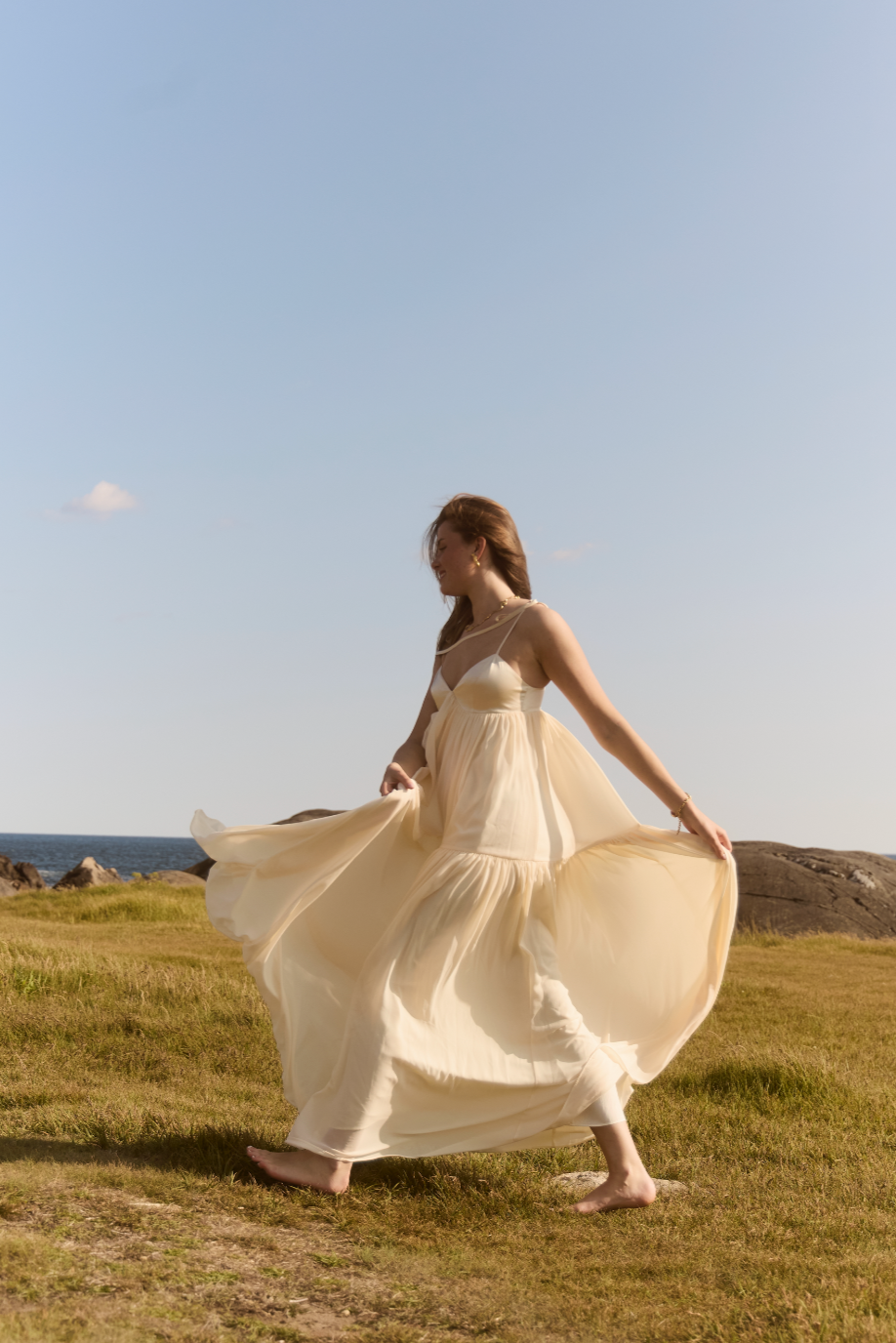 Tonje Maxi Dress Ivory