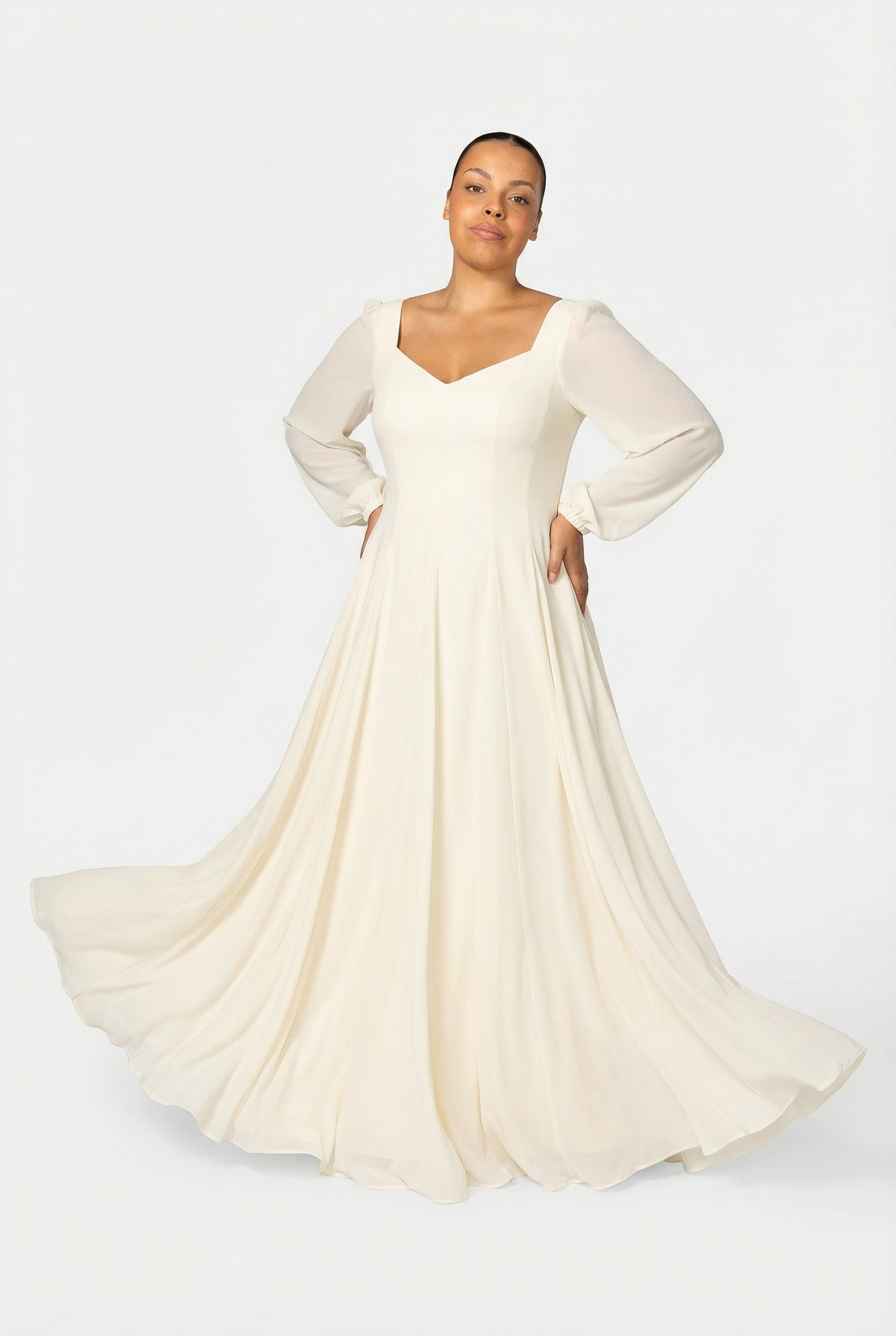 green emerald velvet dress Allure Bridals M595 Modest Wedding Dress main image 1