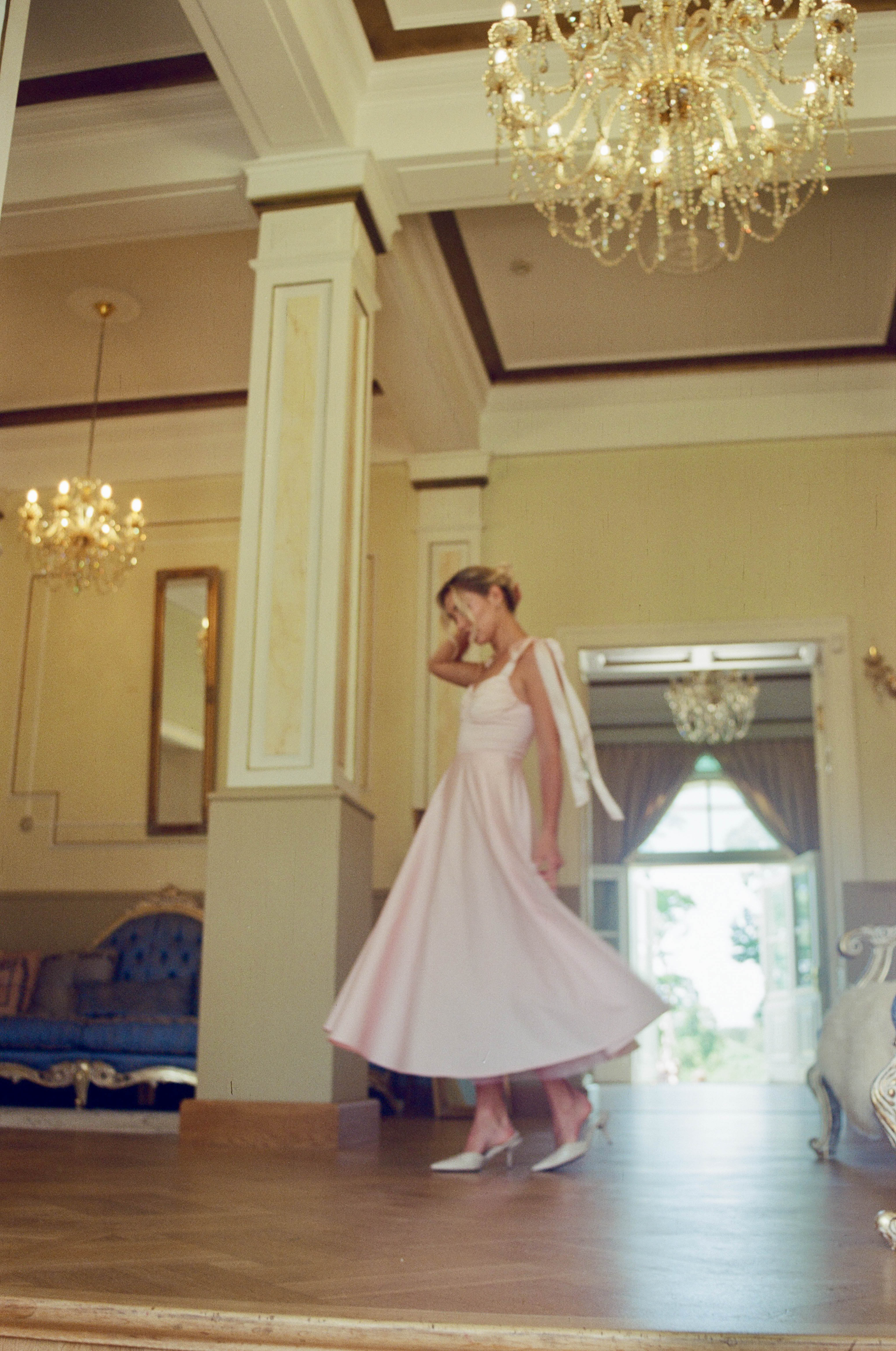 Ebba Midi Dress Pink