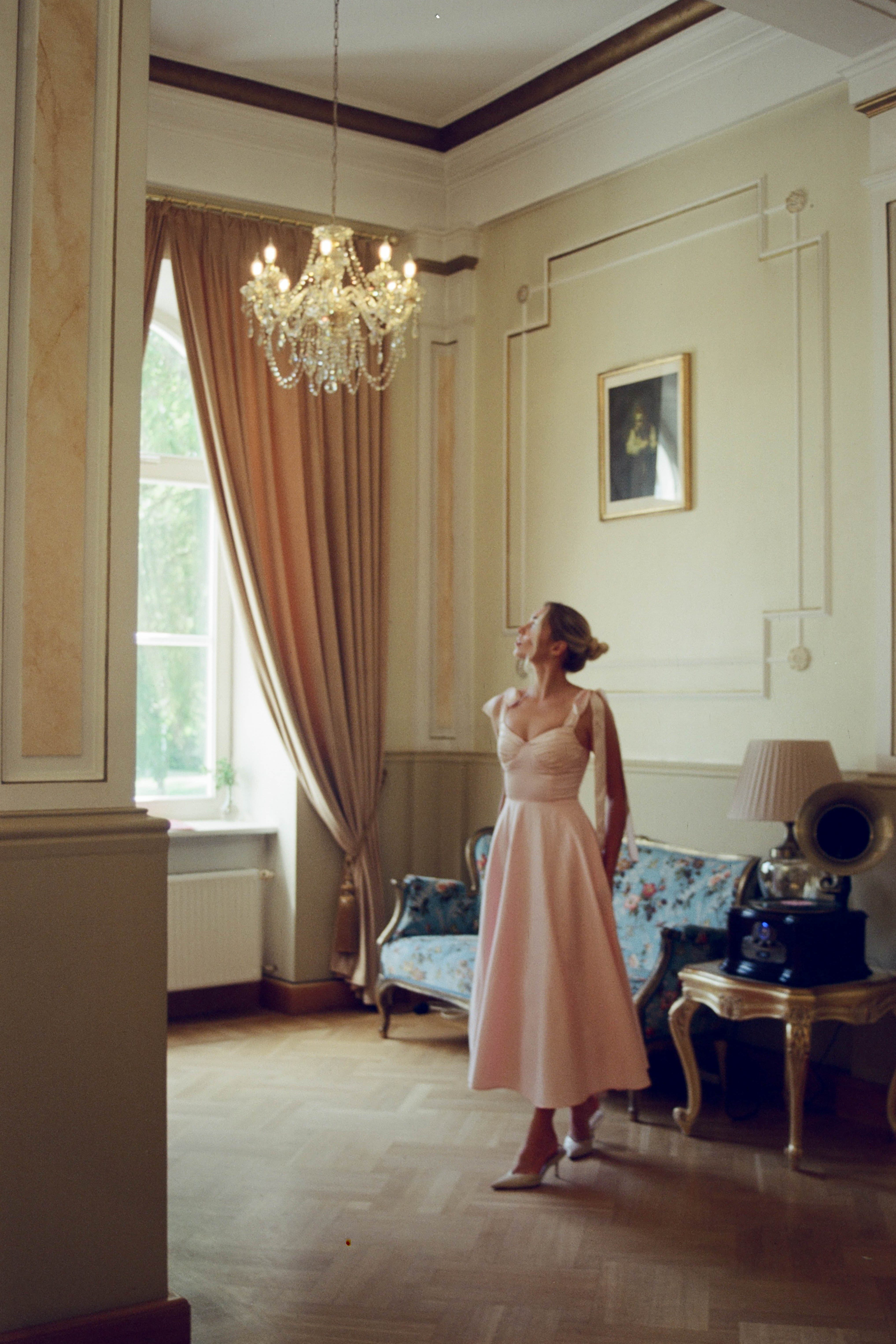 Ebba Midi Dress Pink