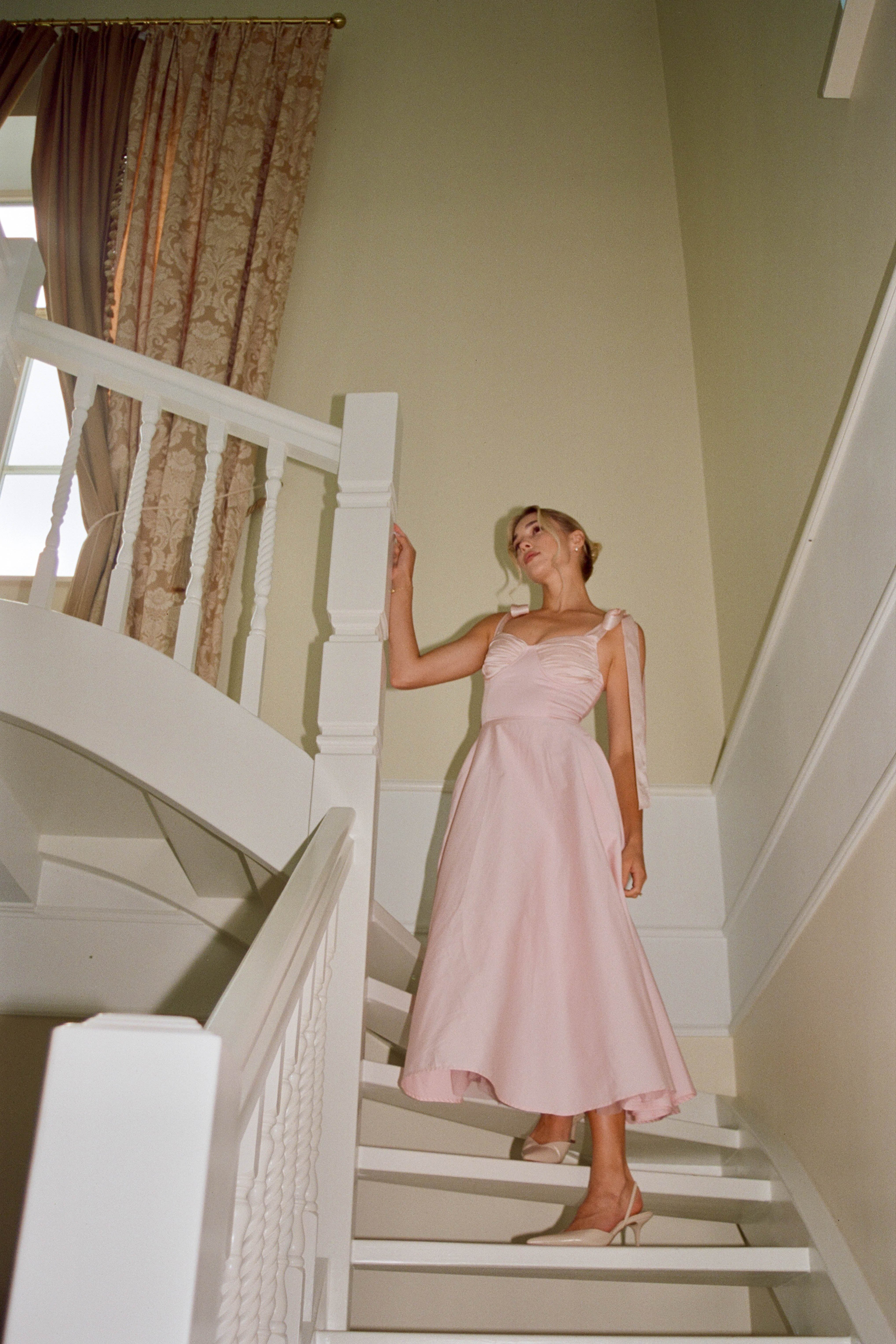 Ebba Midi Dress Pink