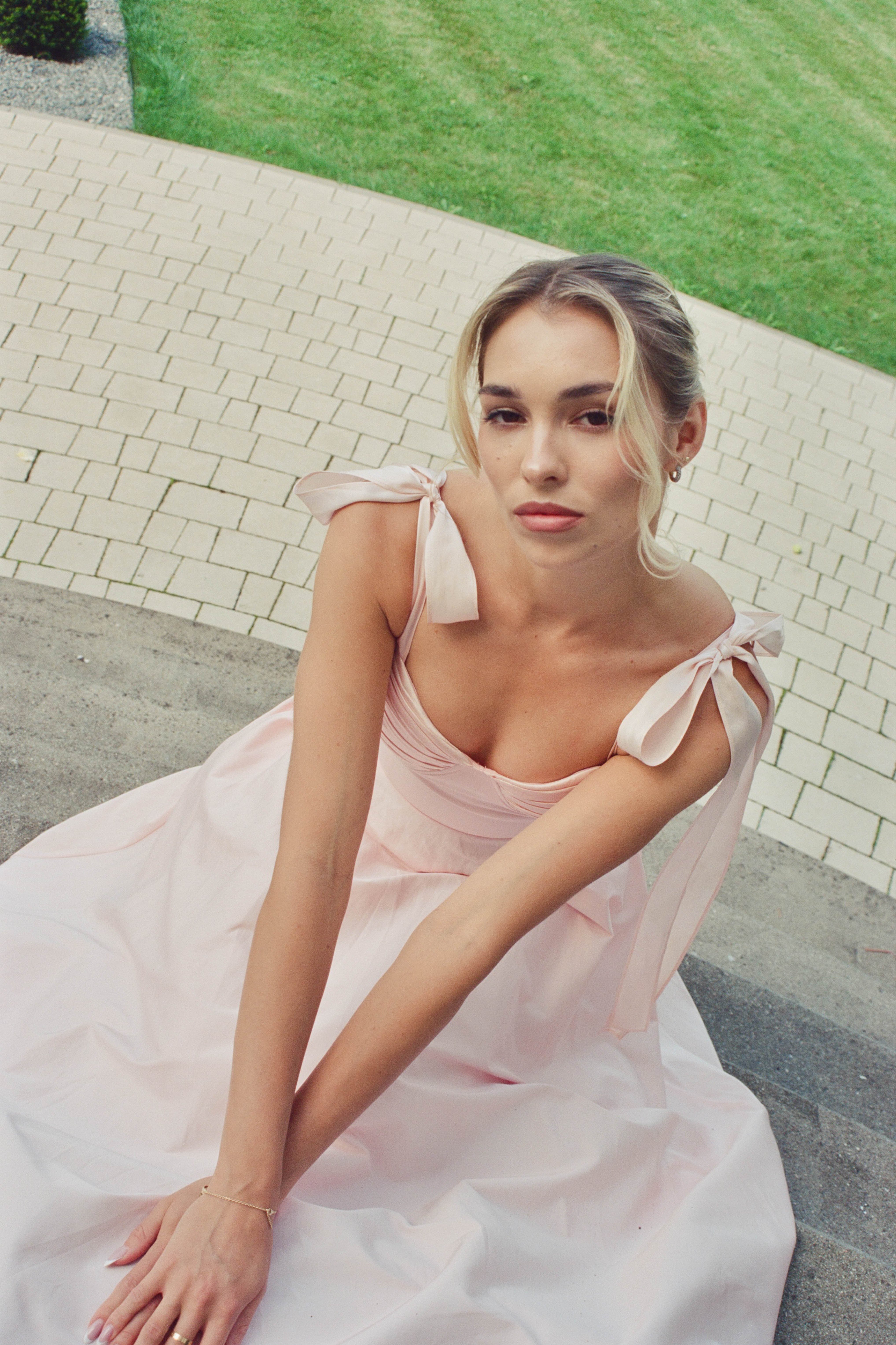 Ebba Midi Dress Pink
