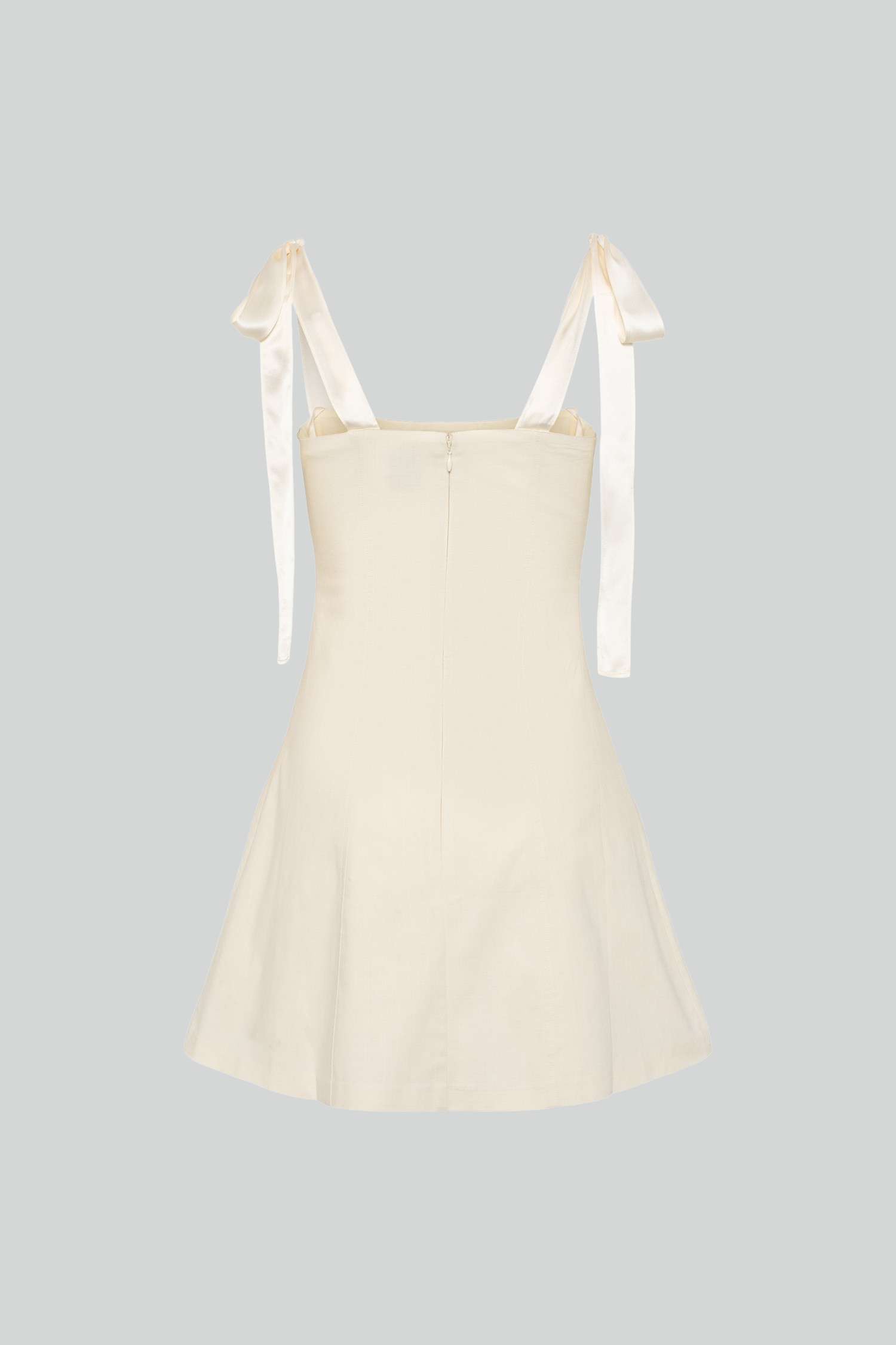 Ella fitted mini dress ivory