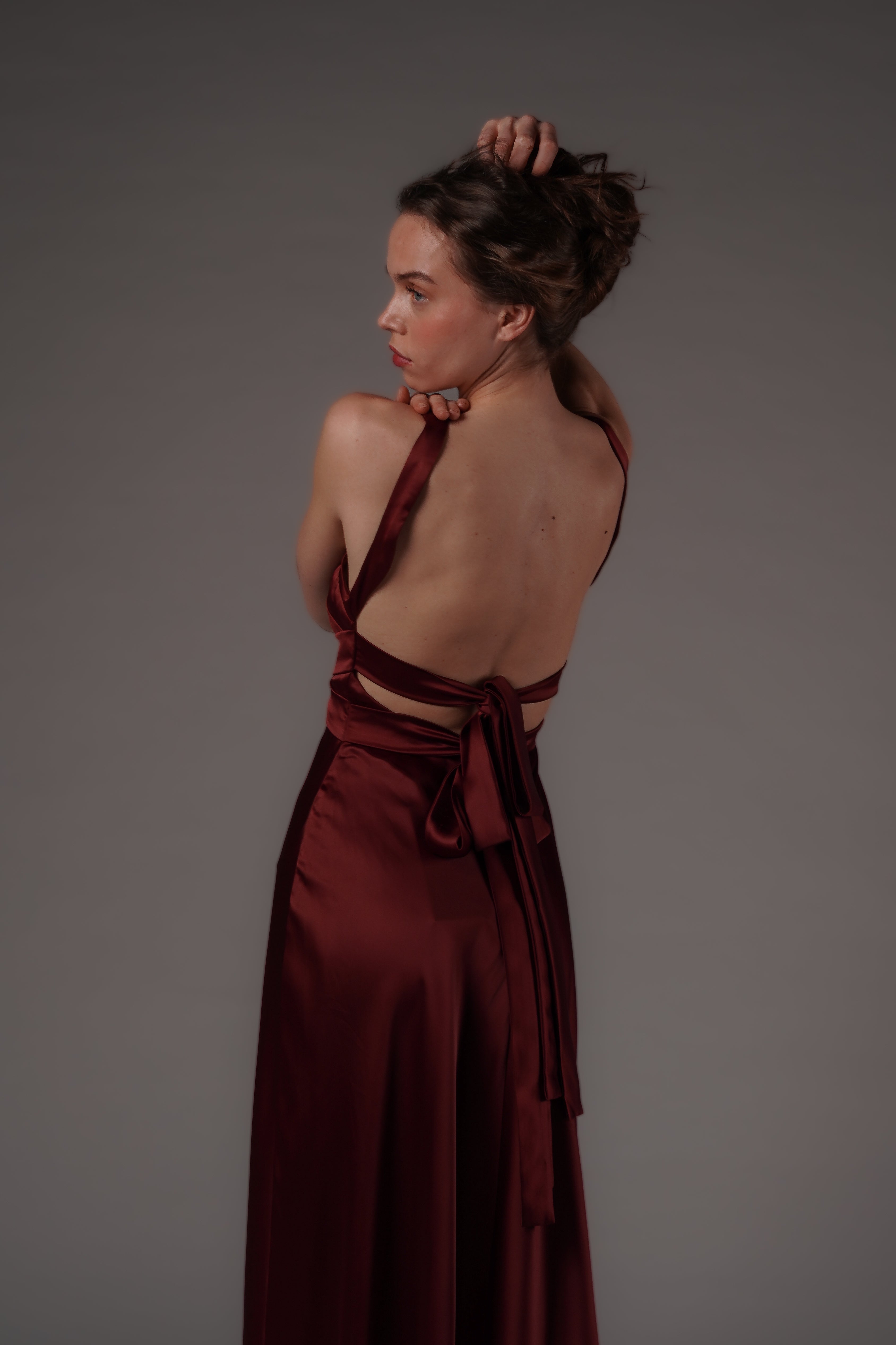 Charlotte Maxi Dress Burgundy