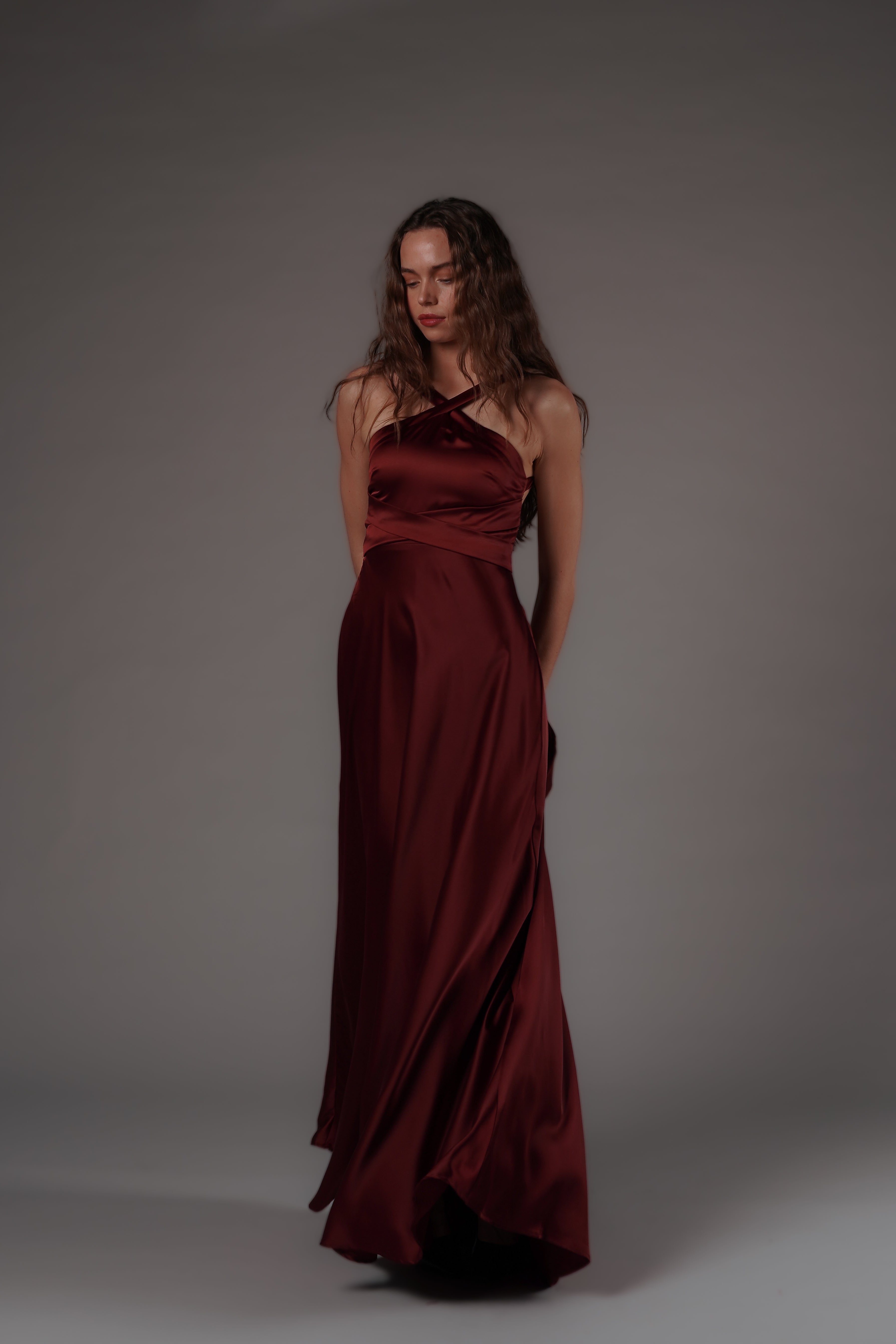 Charlotte Maxi Dress Burgundy