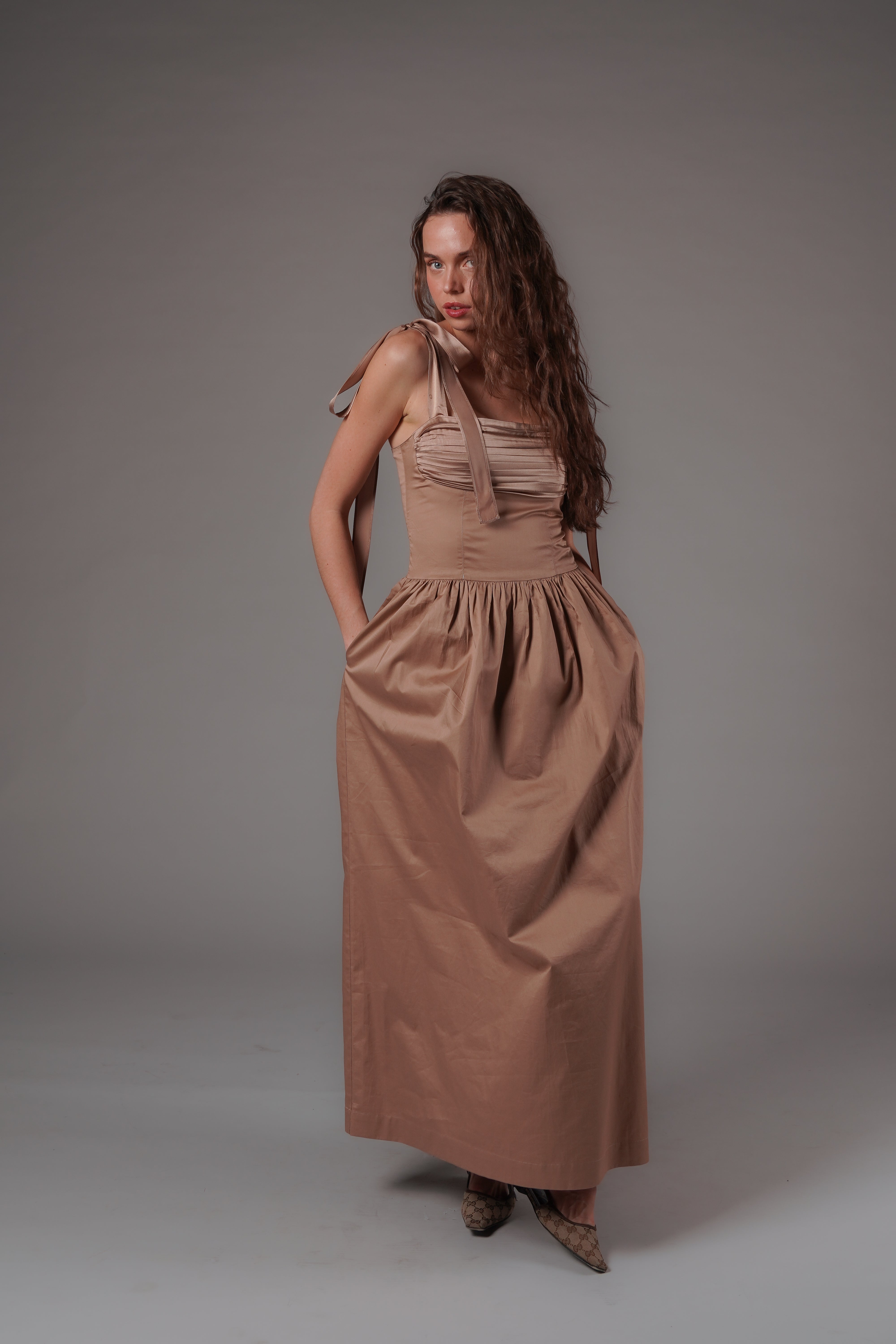 Elsa Maxi Dress Mocha
