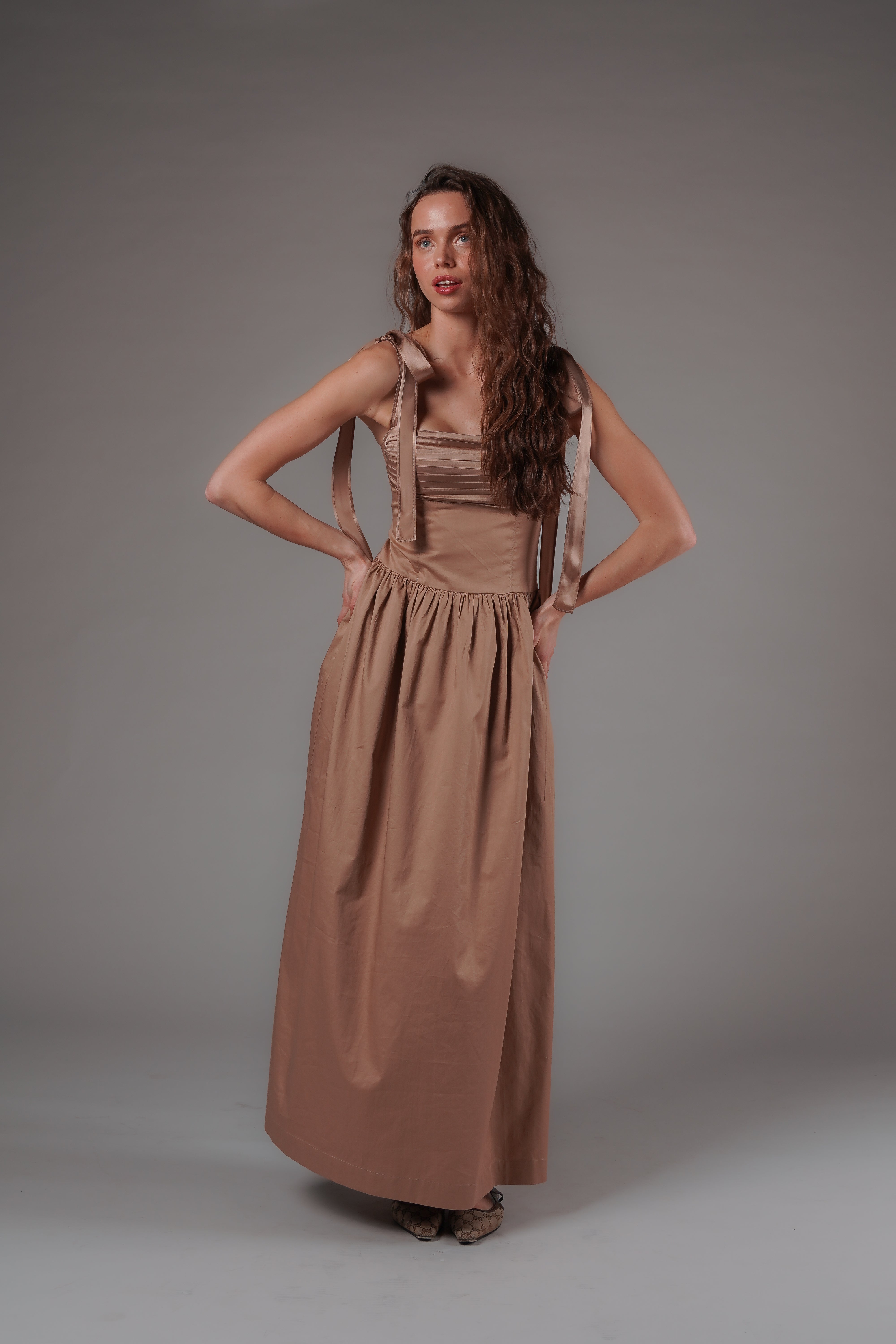 Elsa Maxi Dress Mocha