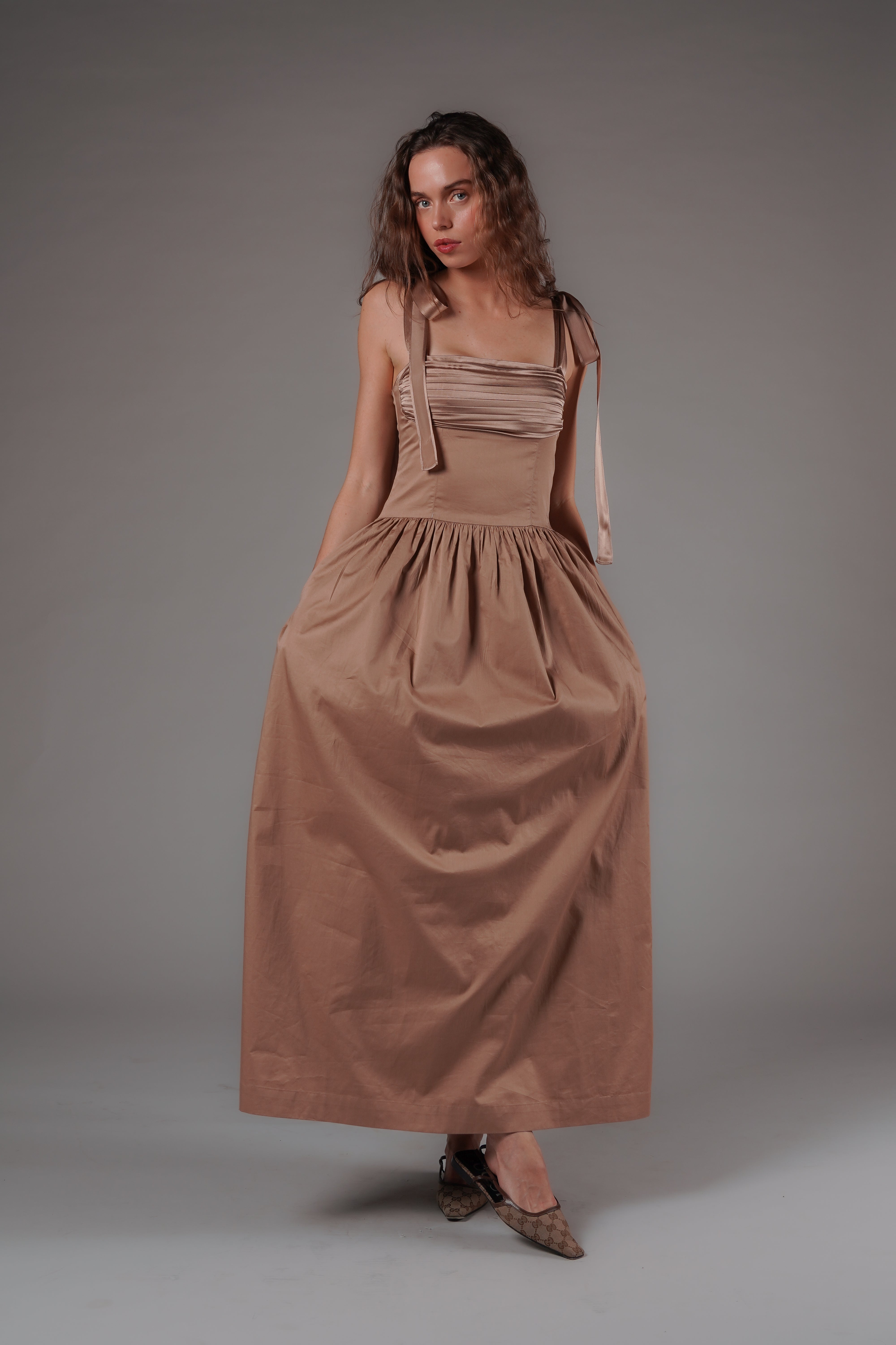 Elsa Maxi Dress Mocha