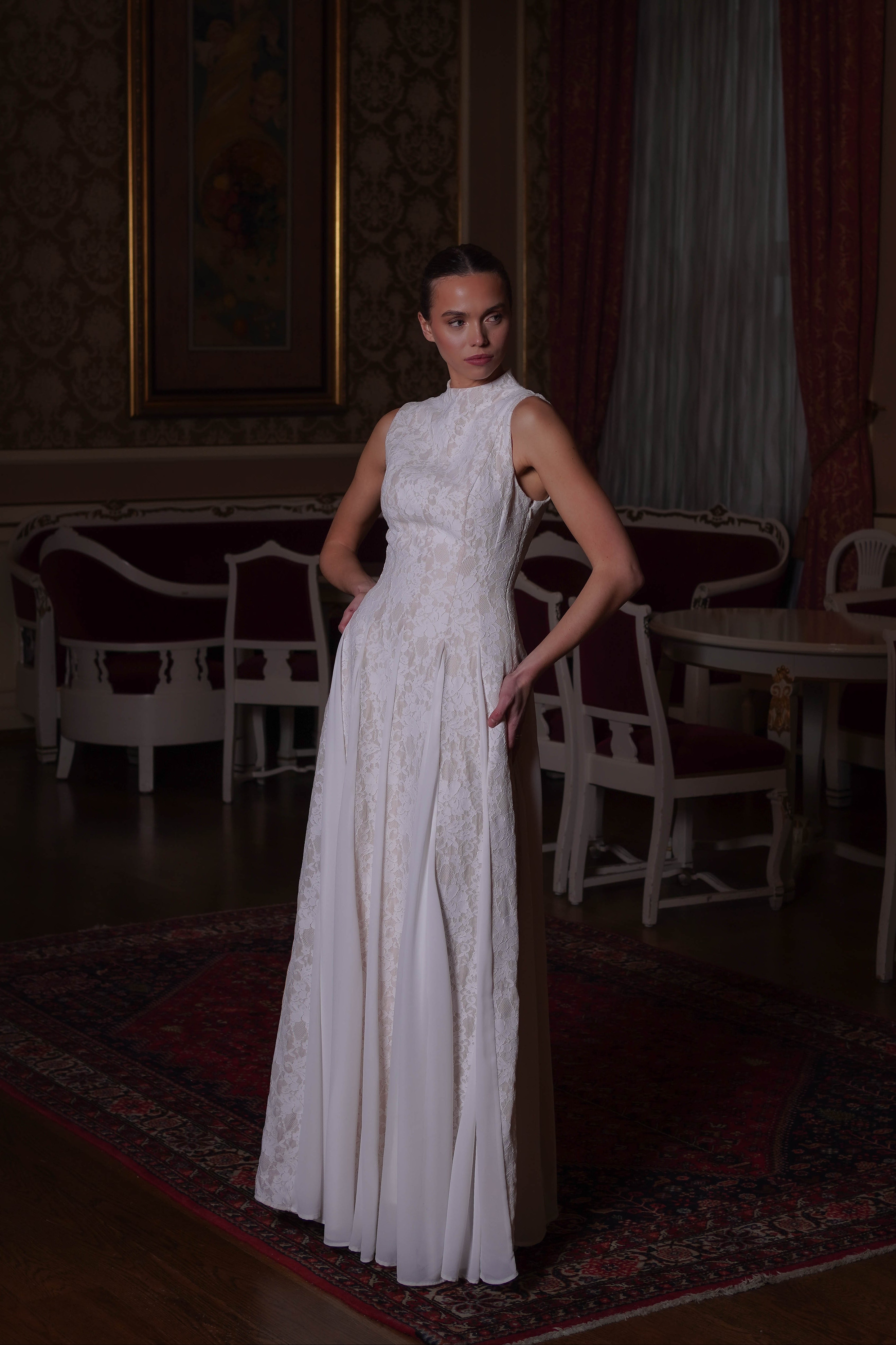 Model: 175 cm · XS · B cup