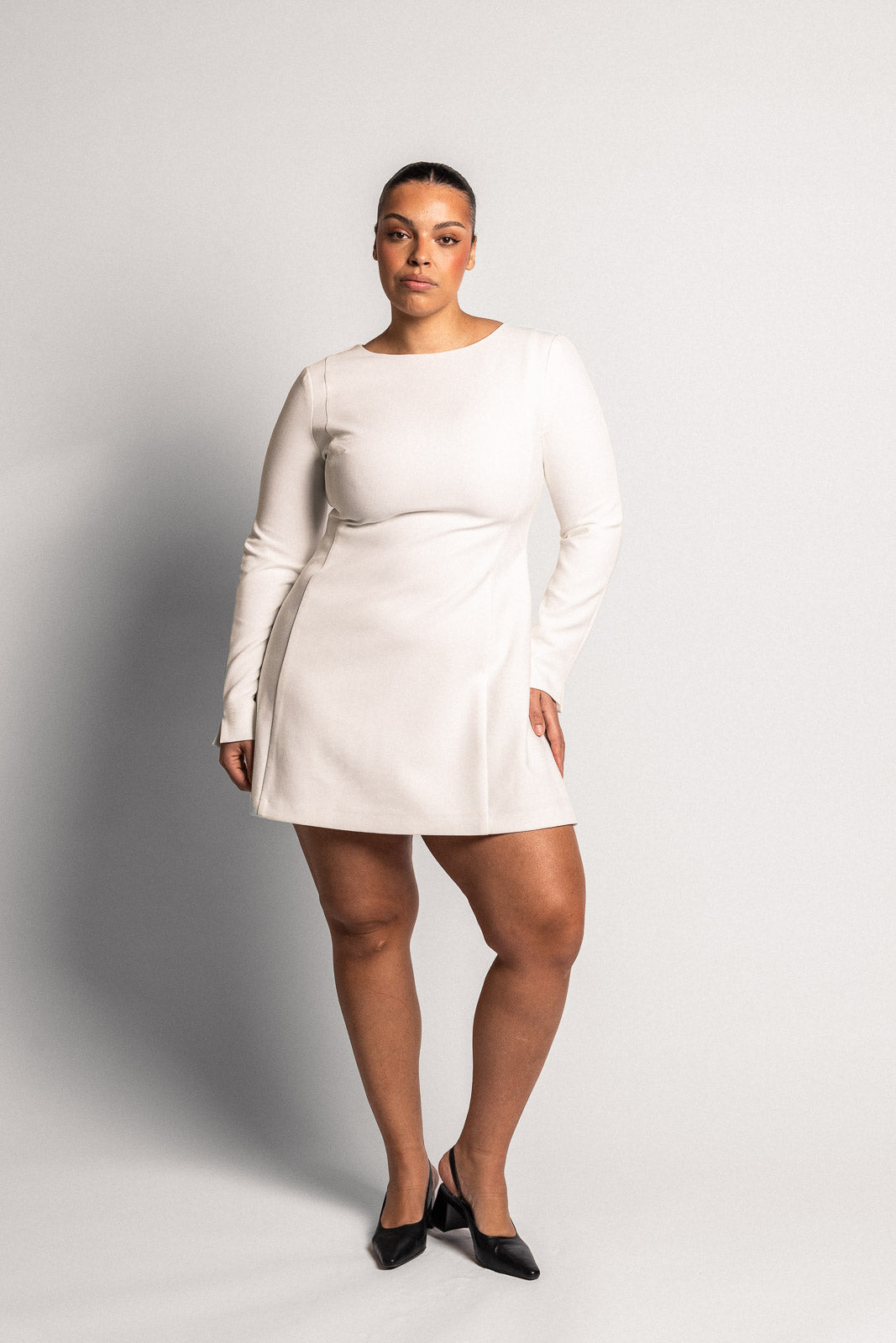 Embla Forme Mini Dress White