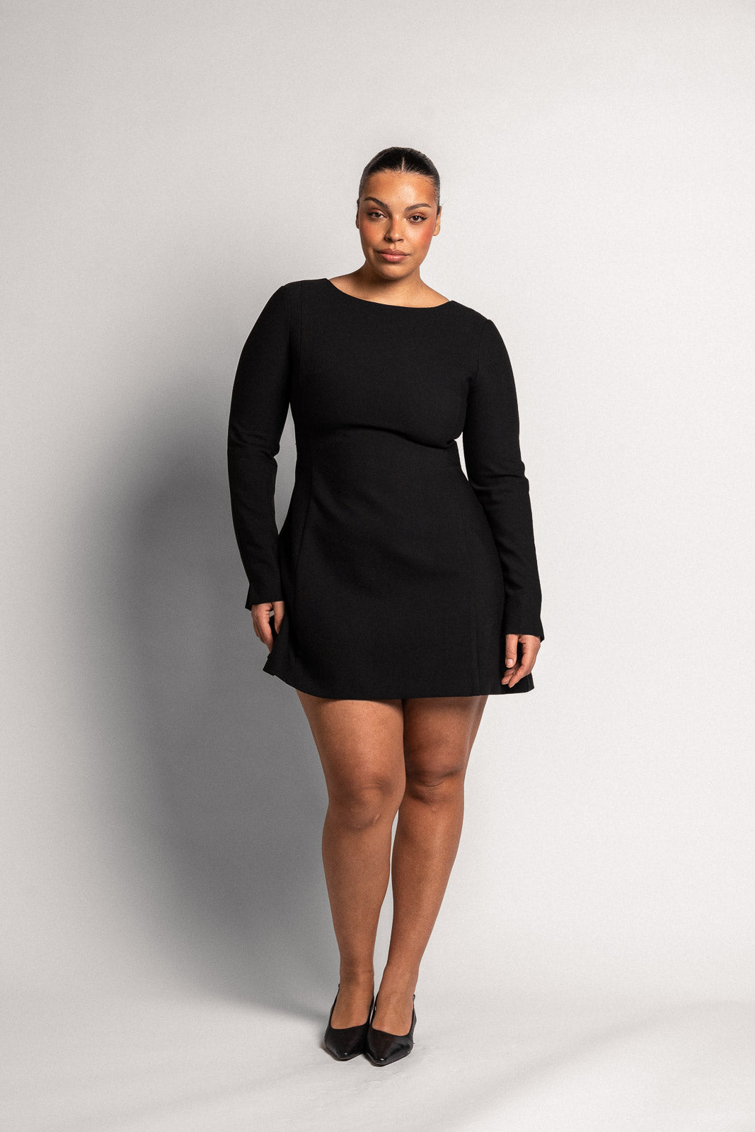 Embla Forme Mini Dress Black