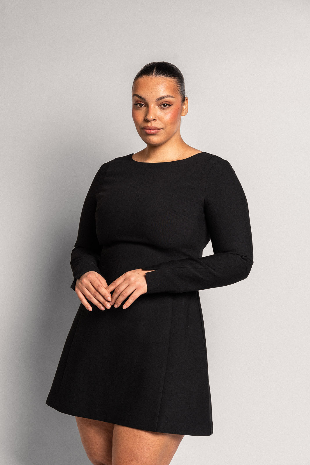 Embla Forme Mini Dress Black