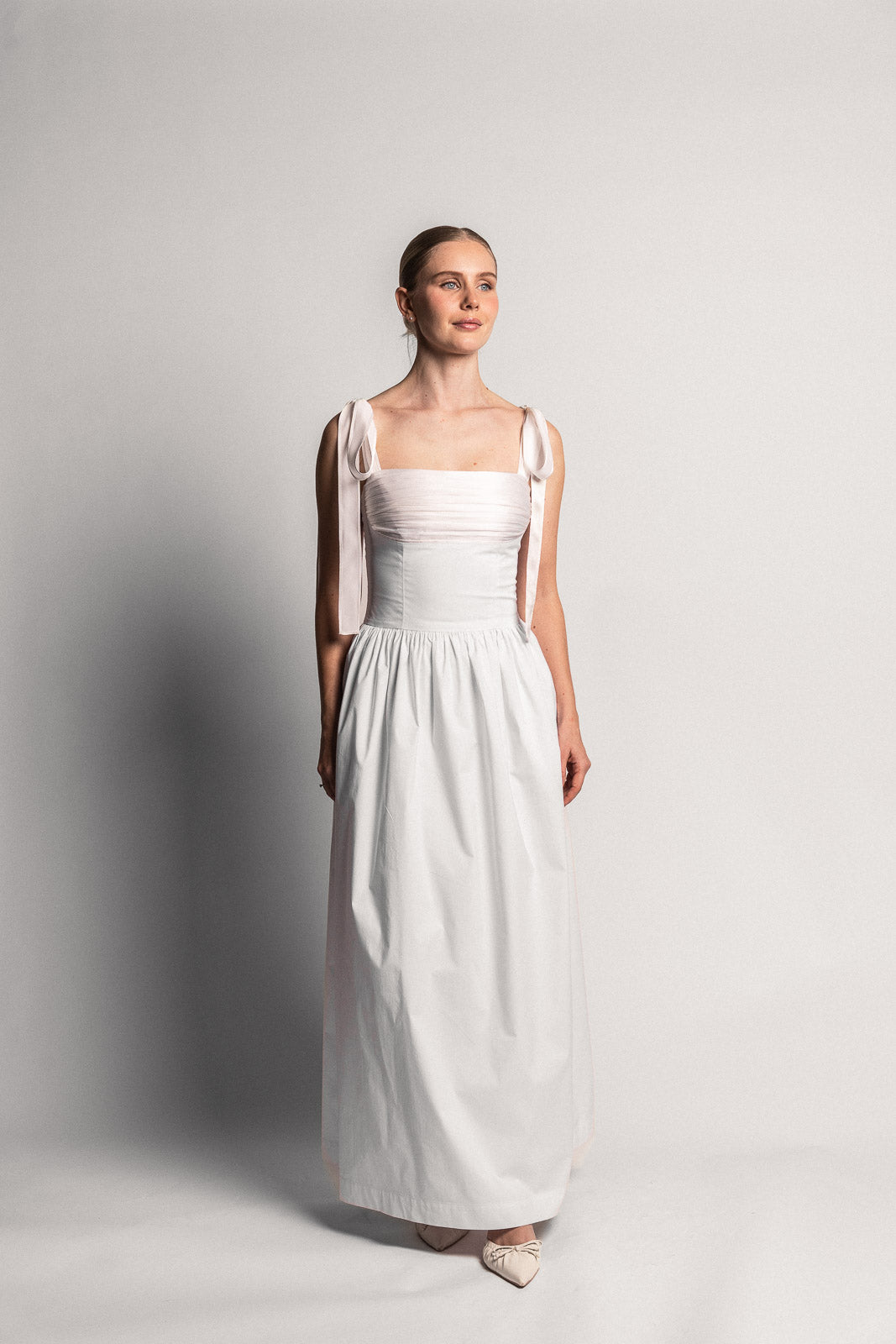 Elsa Maxi Dress White