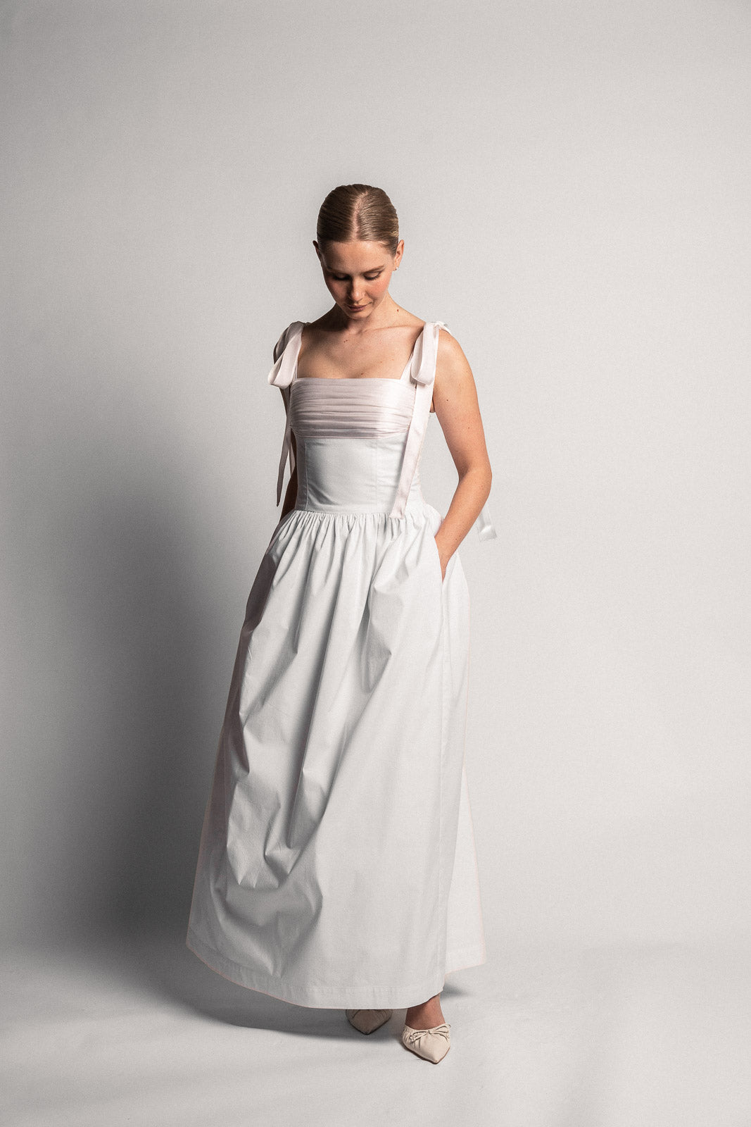 Elsa Maxi Dress White