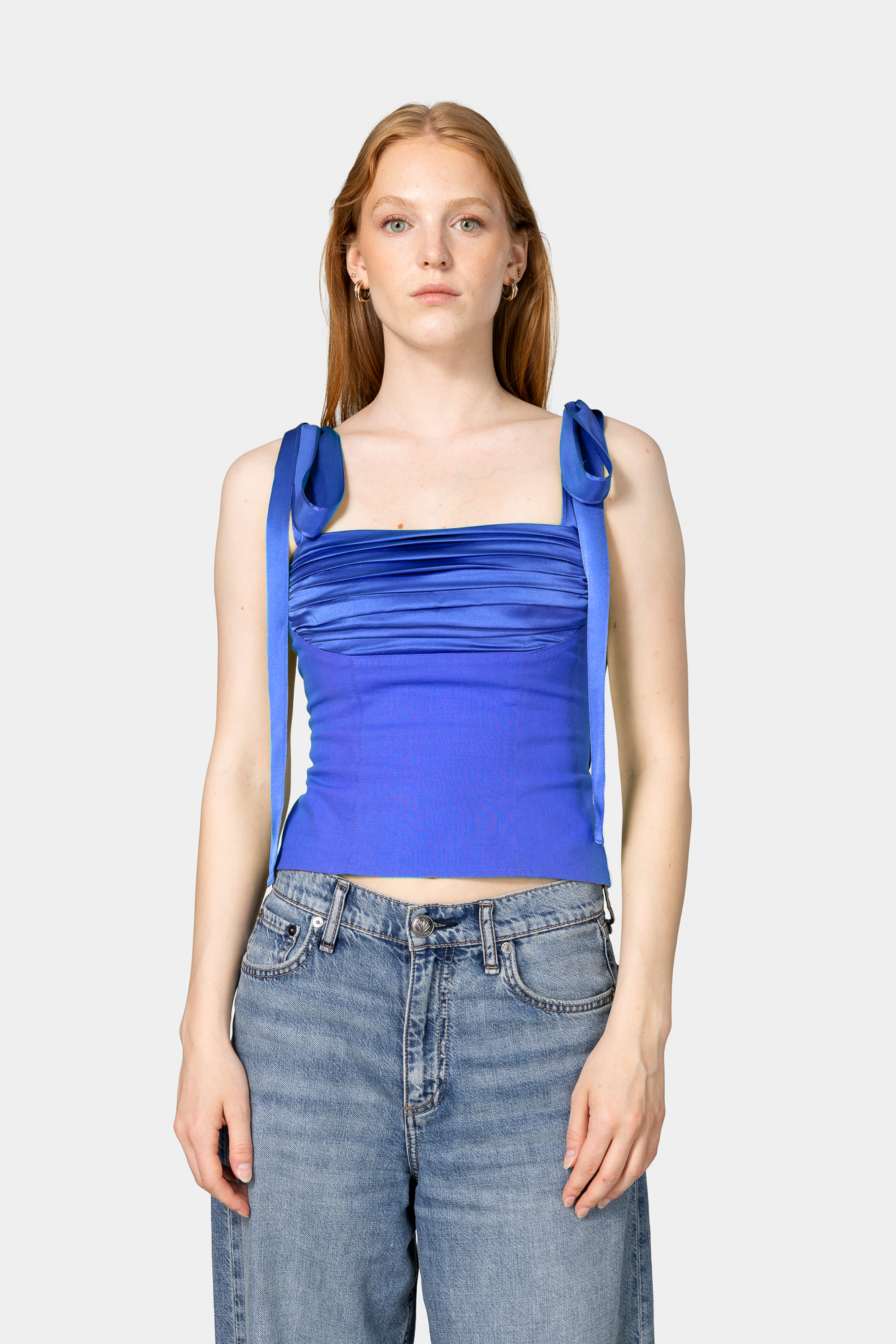Elsa Bustier Cobalt Blue