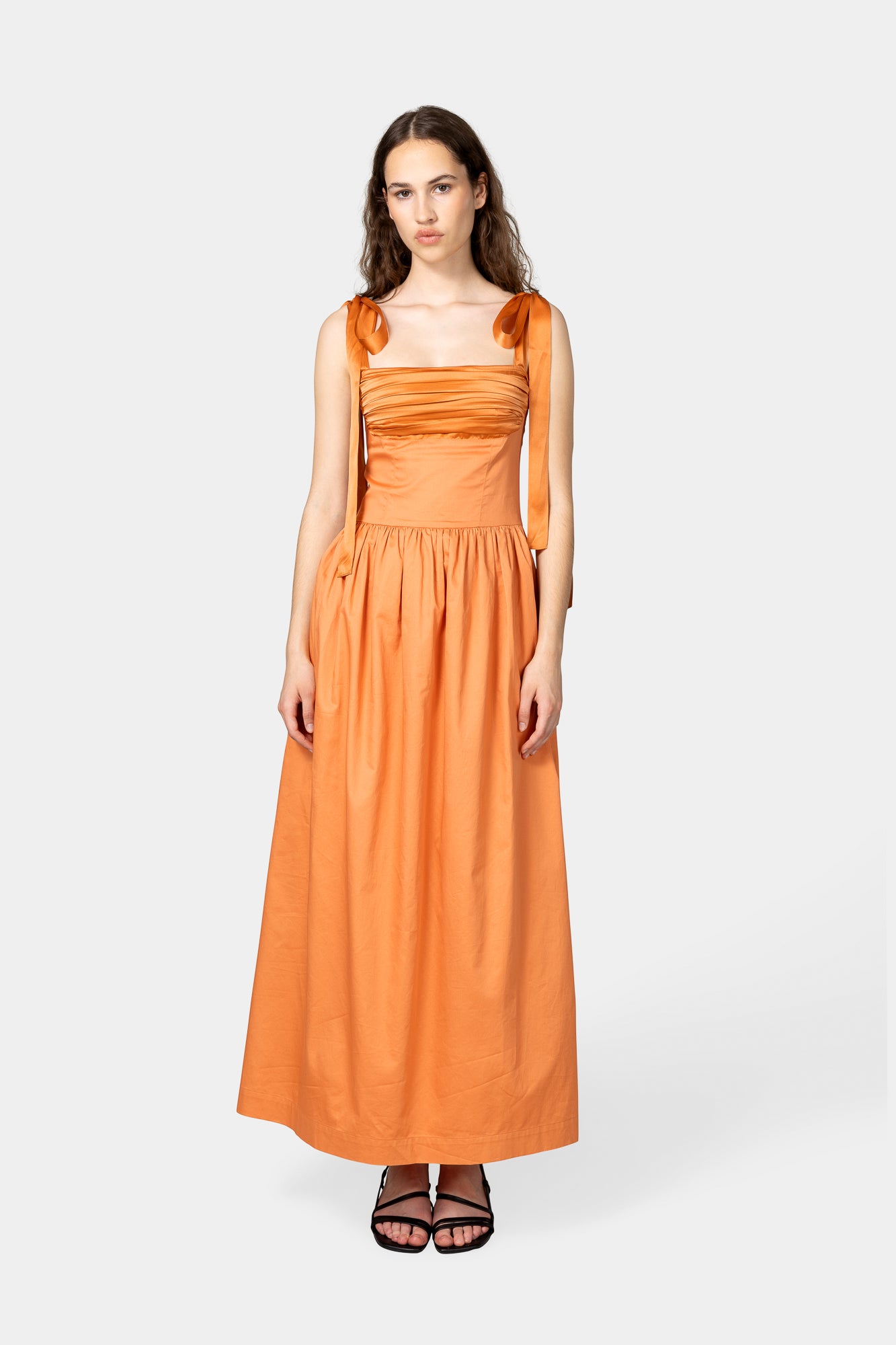 Elsa Maxi Dress Burnt Orange