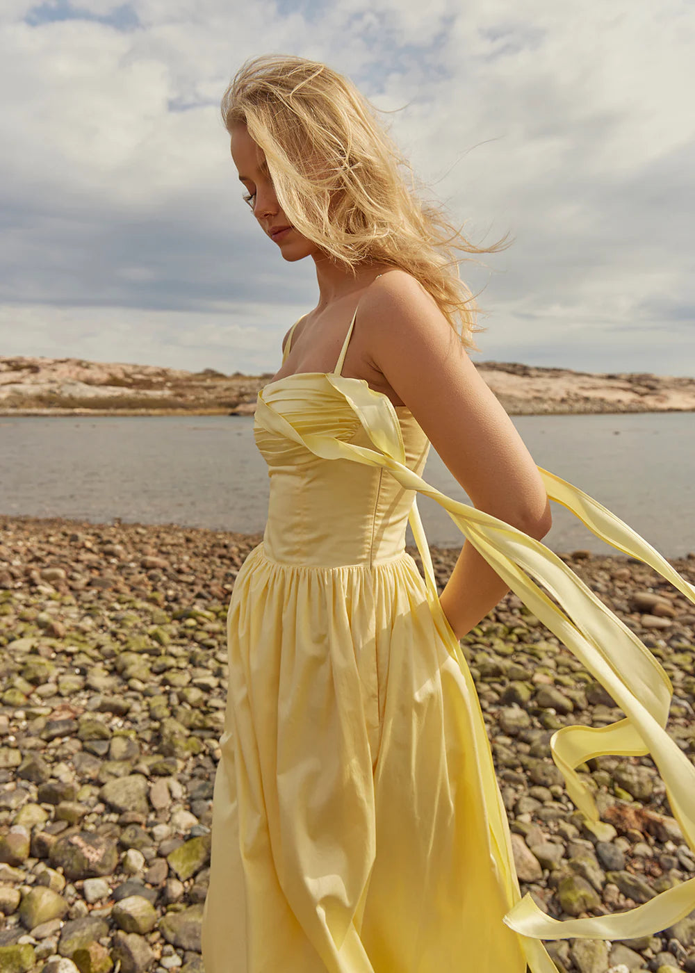 Elsa Maxi Dress Butter Yellow