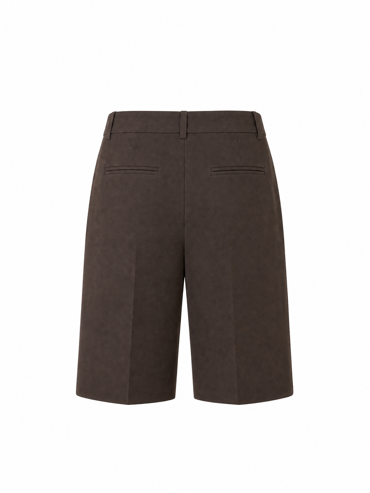Kaja Low-Waisted Wide-Leg culotte Tailored Trousers Chocolate Brown