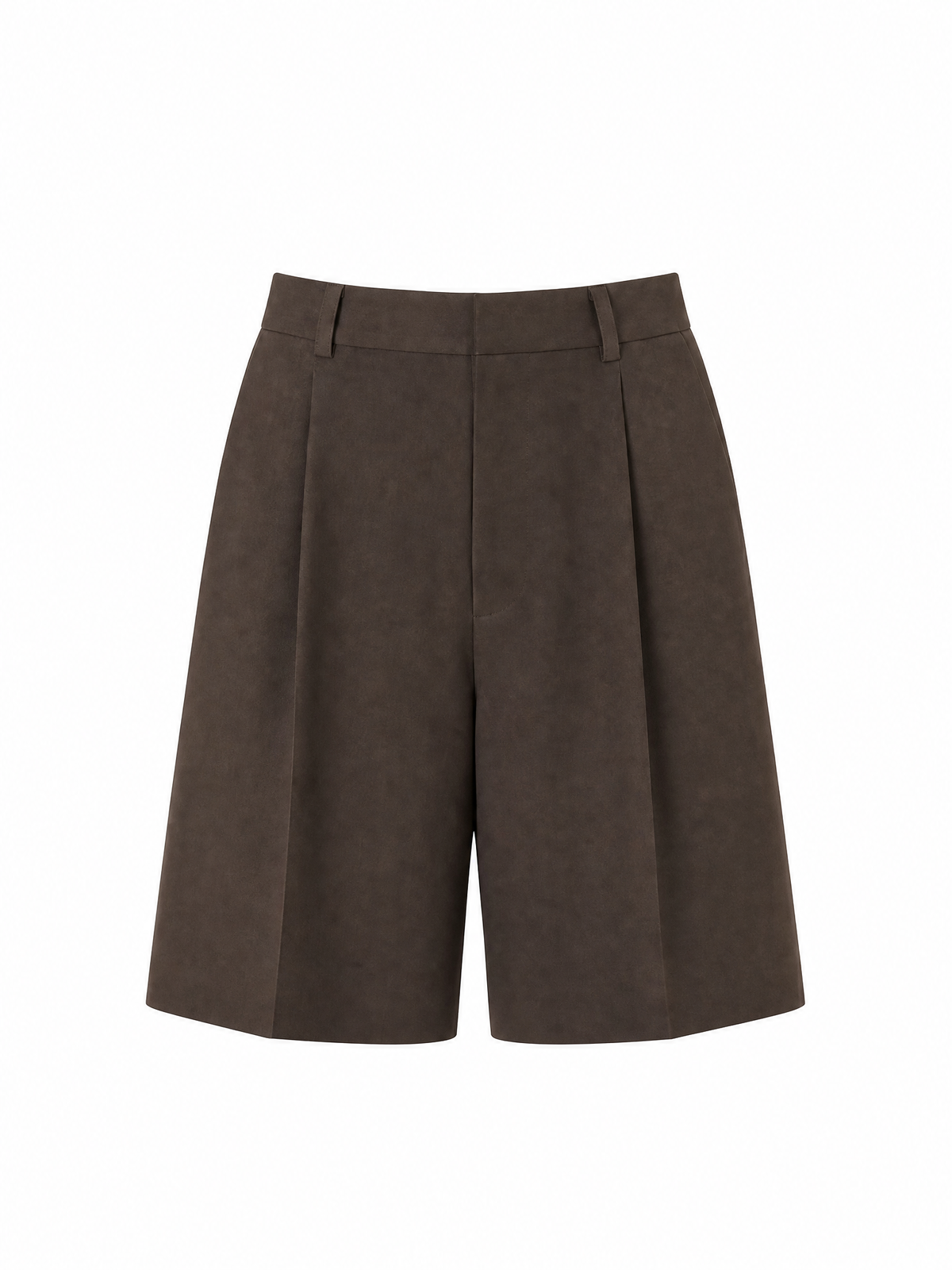 Kaja Low-Waisted Wide-Leg culotte Tailored Trousers Chocolate Brown