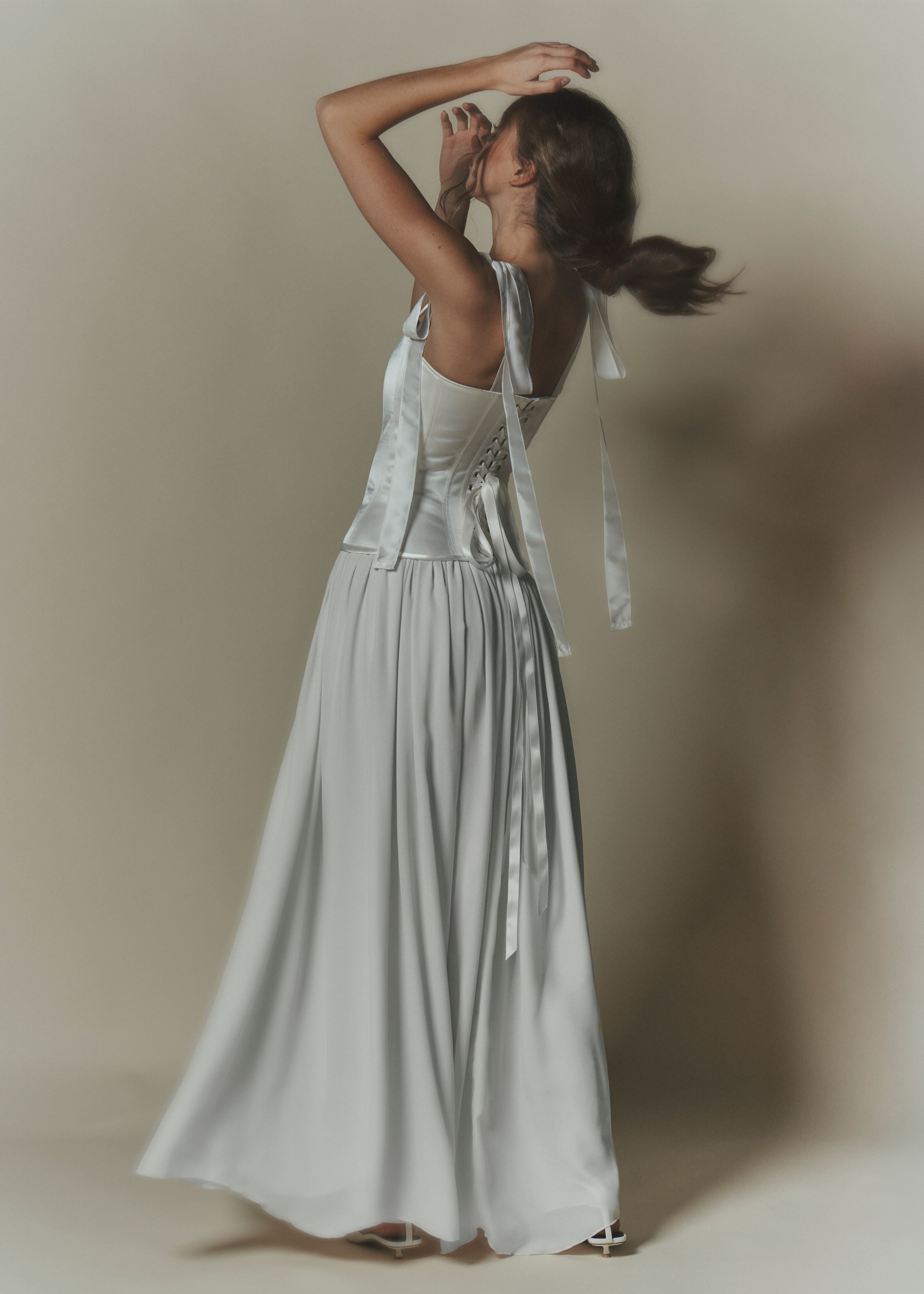 Regine Maxi Skirt Ivory