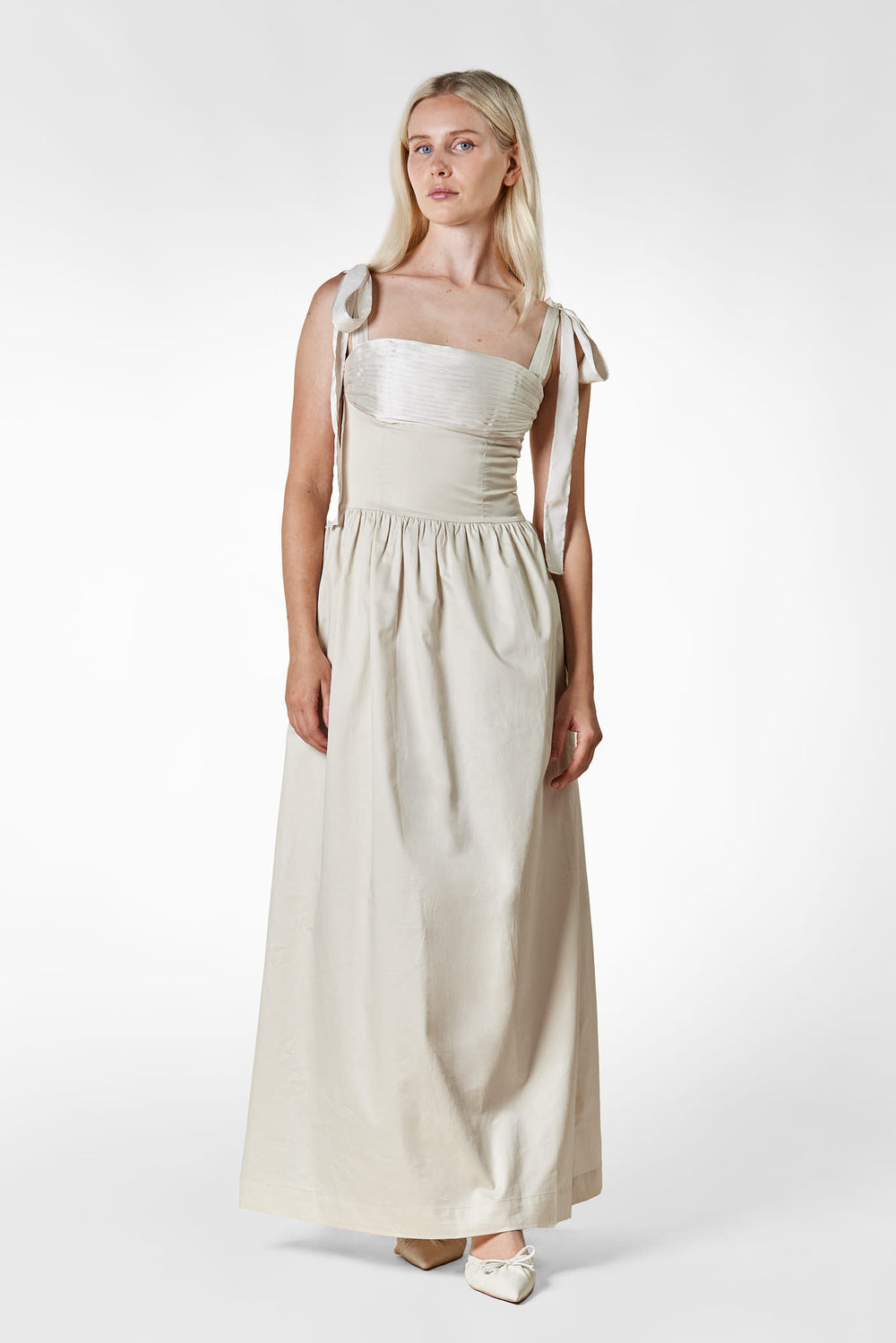 ELVIRA – DRAPED MAXI DRESS
