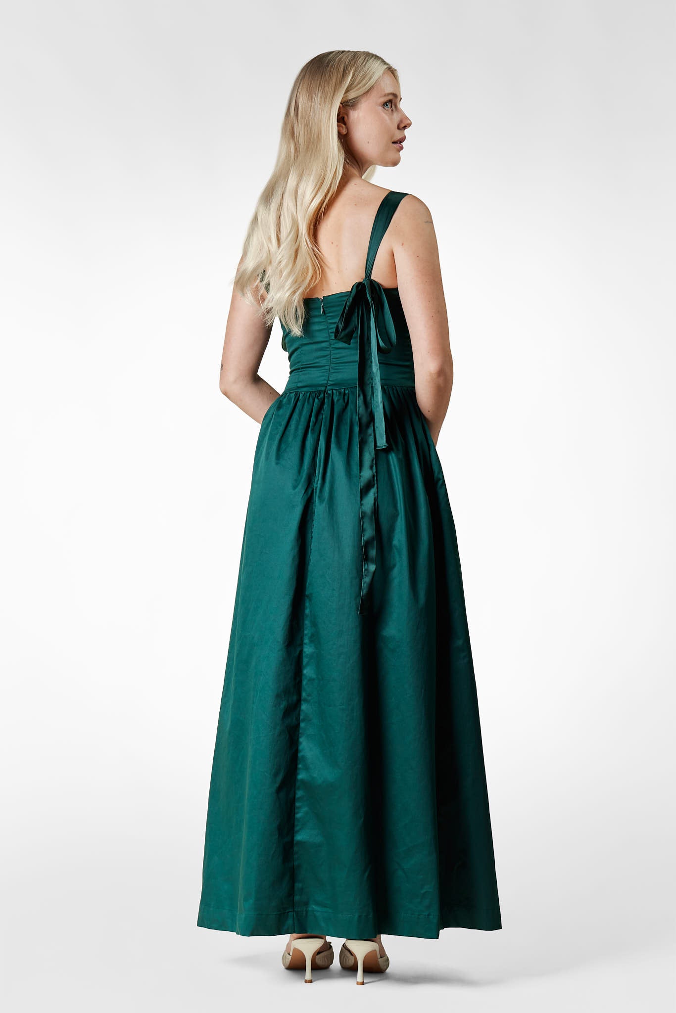 Elsa Maxi Dress Emerald Green