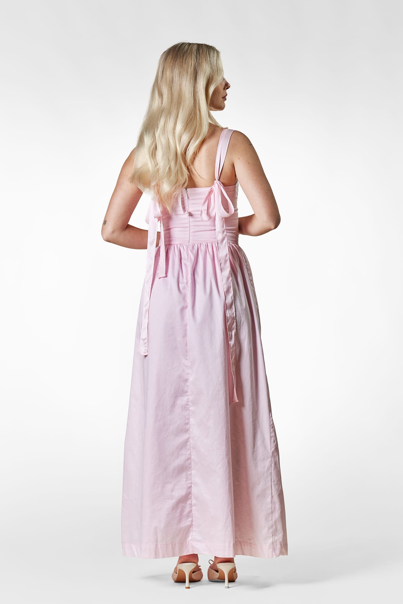 Elsa Maxi Dress Pale Pink