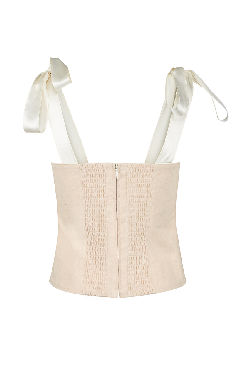 Elsa Bustier Ivory