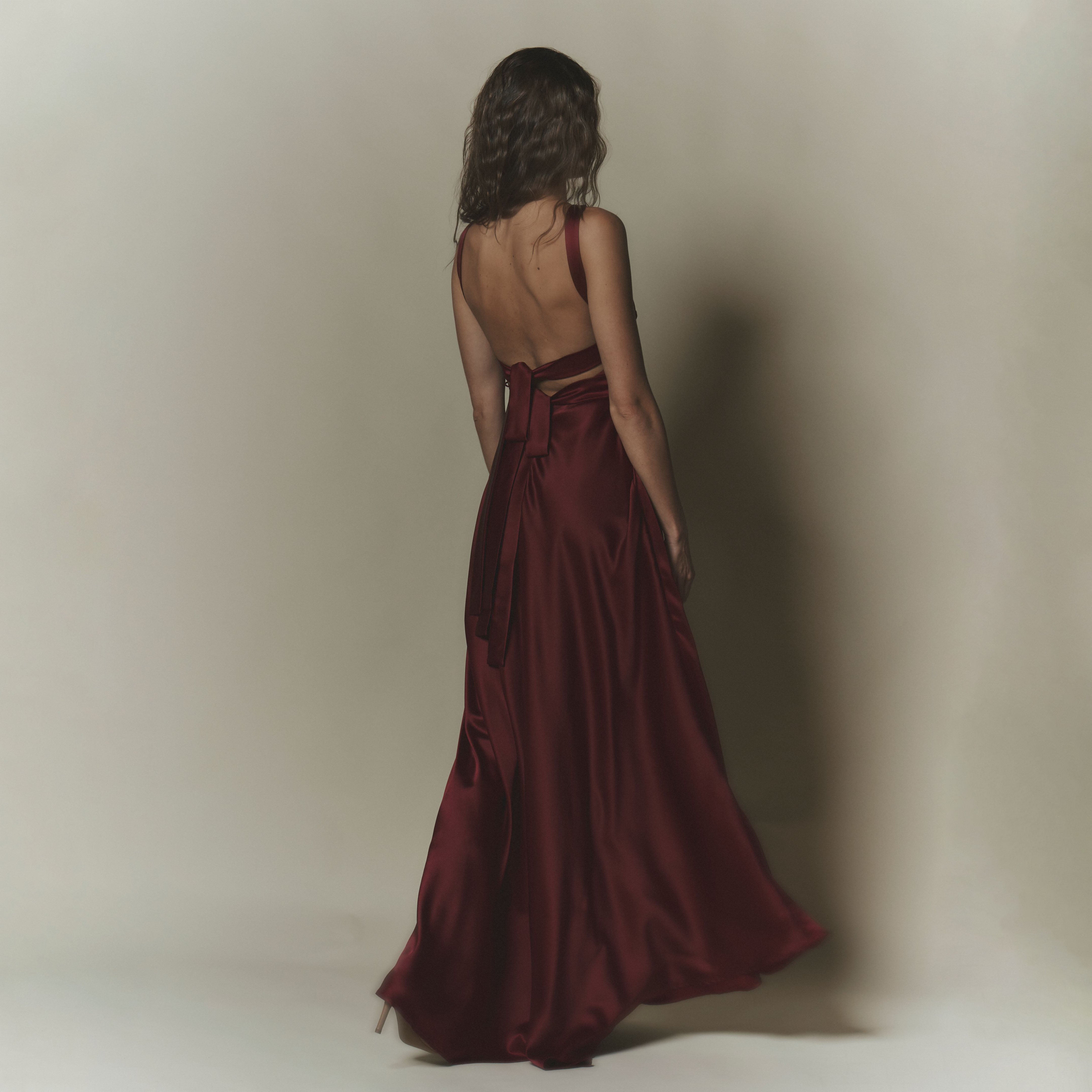 Charlotte Maxi Dress Burgundy