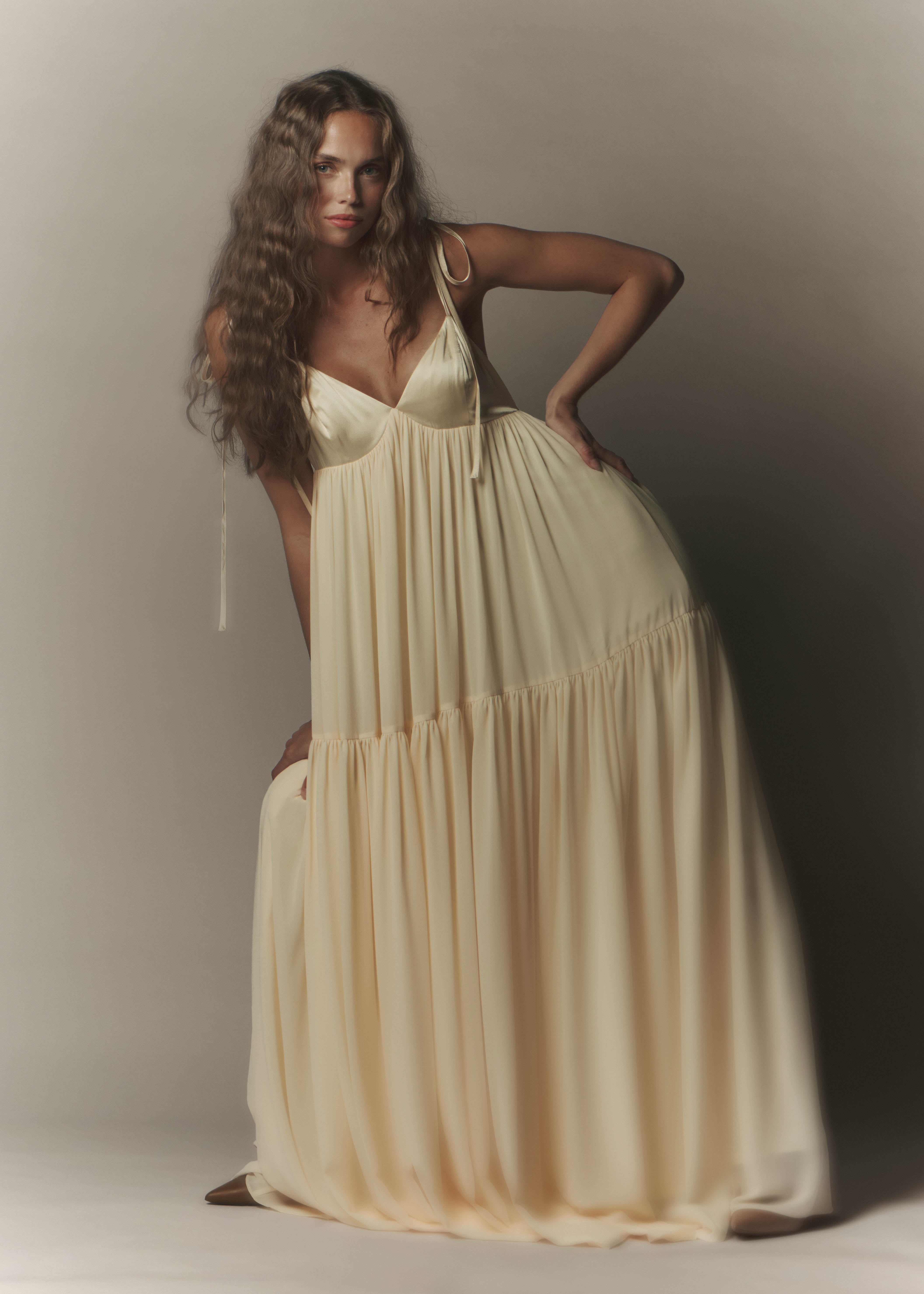 Tonje Maxi Dress Ivory