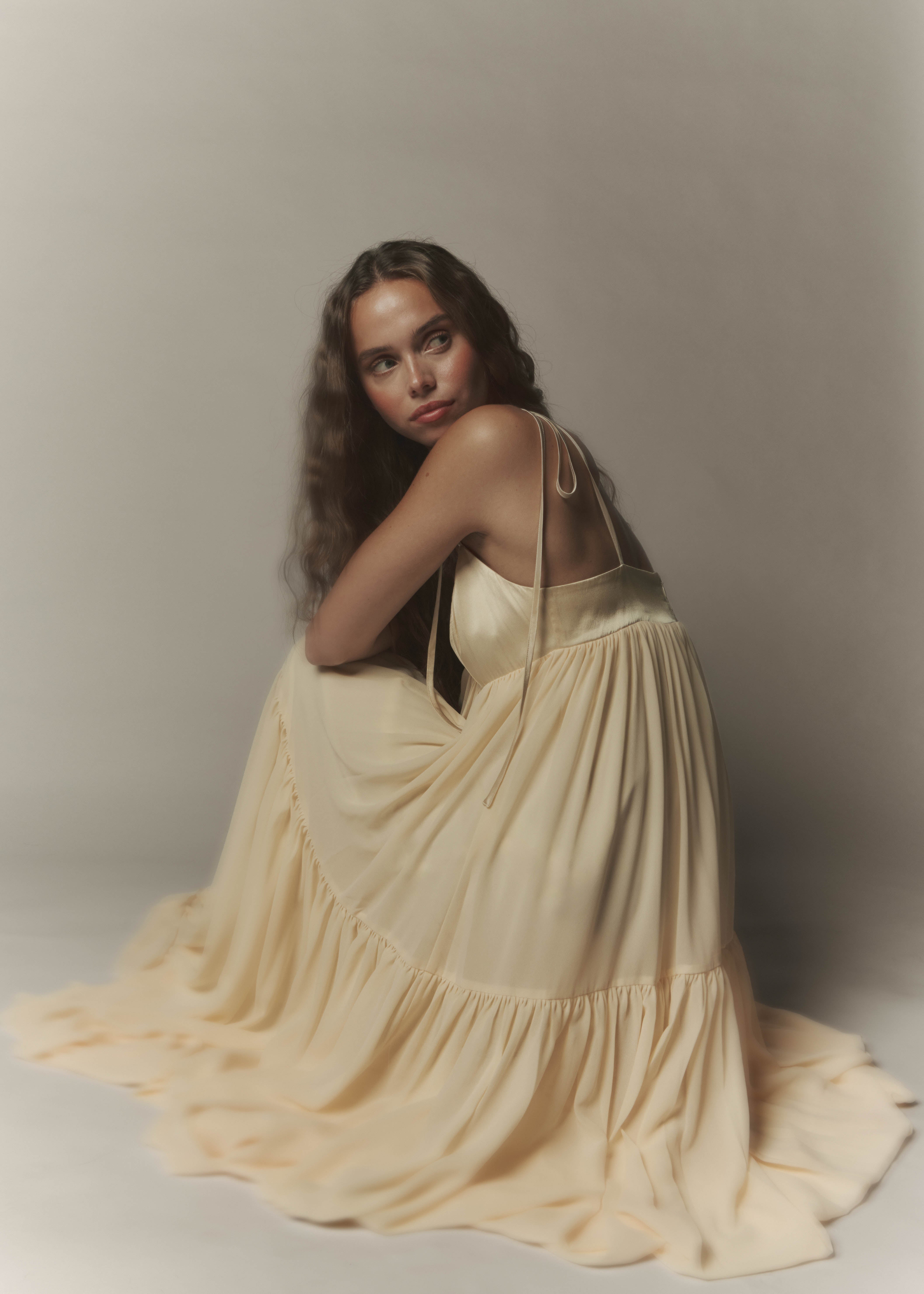 Tonje Maxi Dress Ivory
