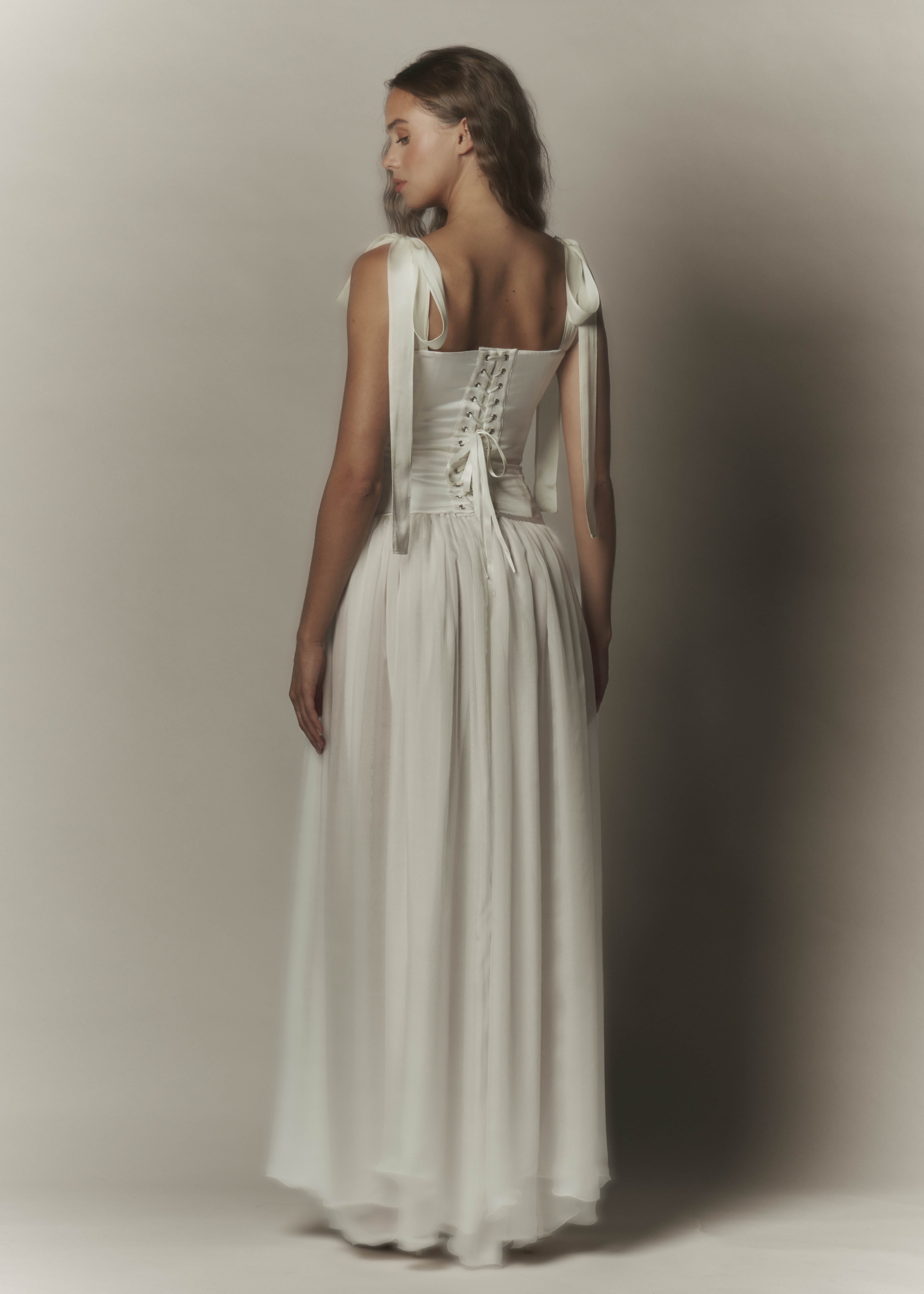 Regine Maxi Skirt Ivory