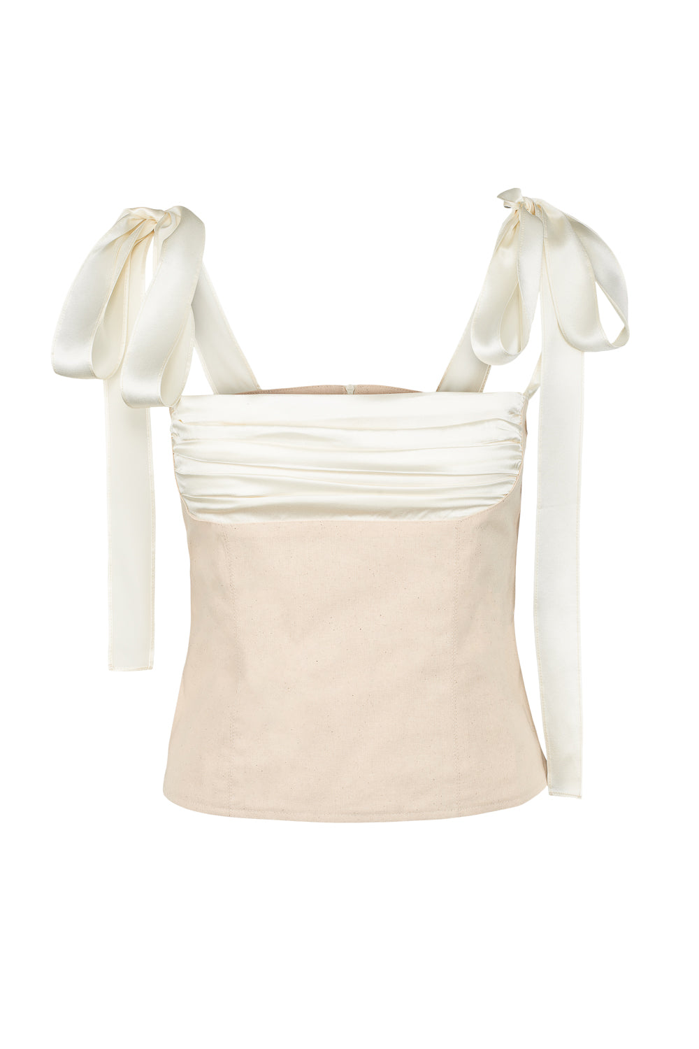 トップス HeRIN.CYE mio yanase Wave knit bustier HeRIN.CYE | mio yanase / Wave knit bustier (ベアトップ ) |SHEL