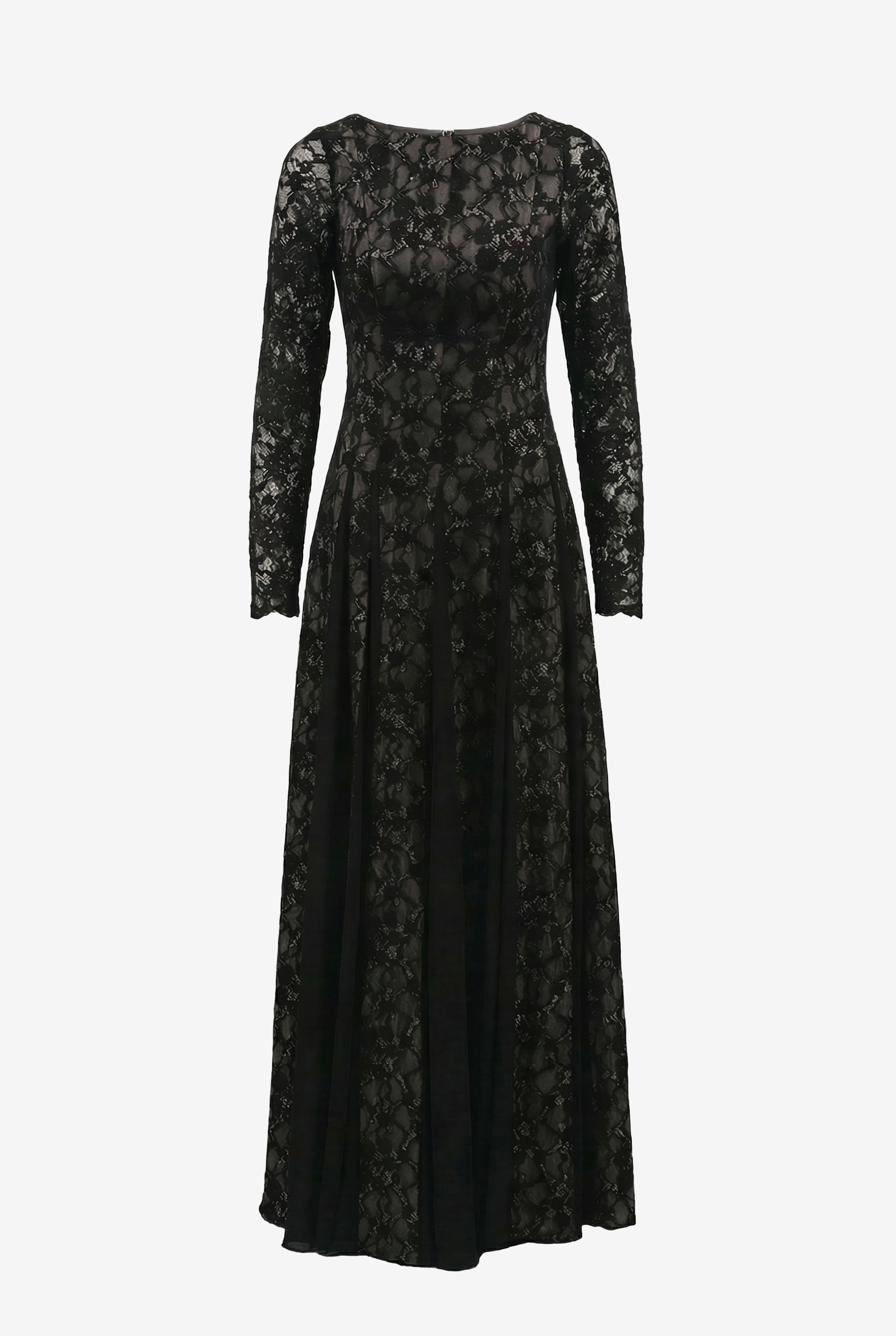Ylva Maxi Dress Long Sleeve Black