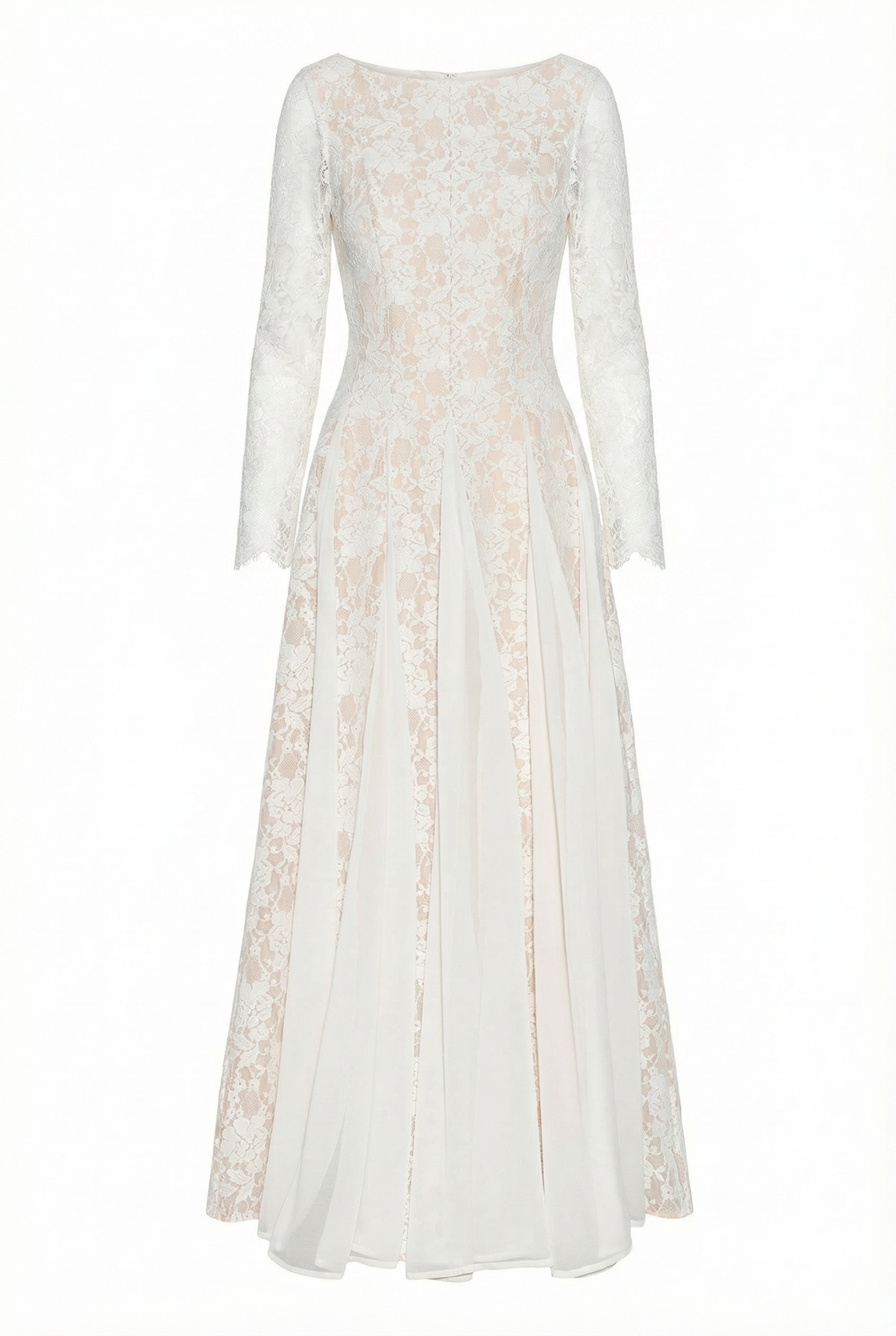 Ylva Maxi Dress Long Sleeve White